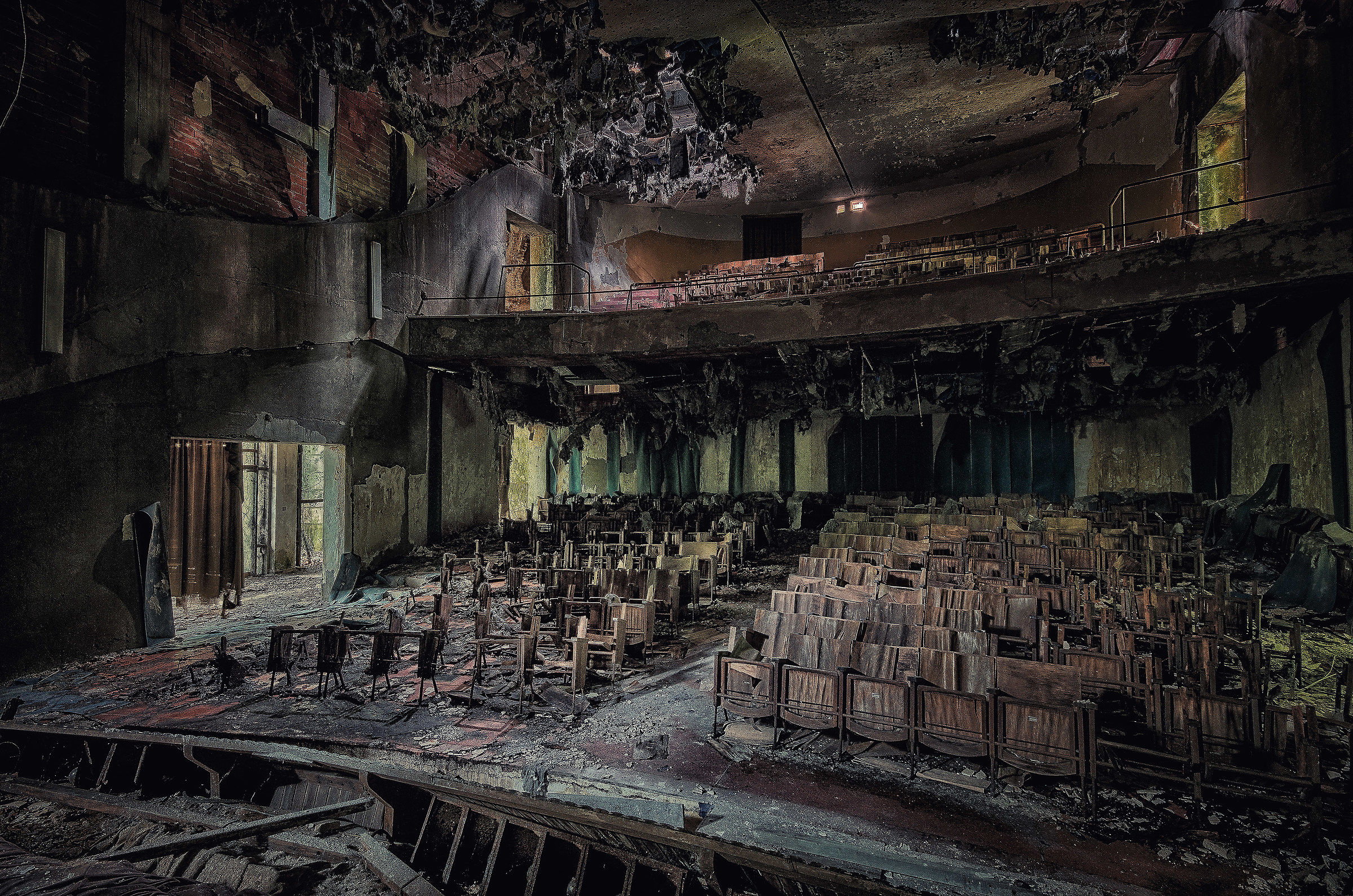 Auditorium abandoned OPV ......