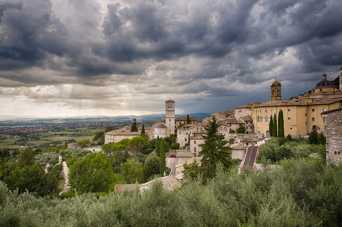nuvole su Assisi...