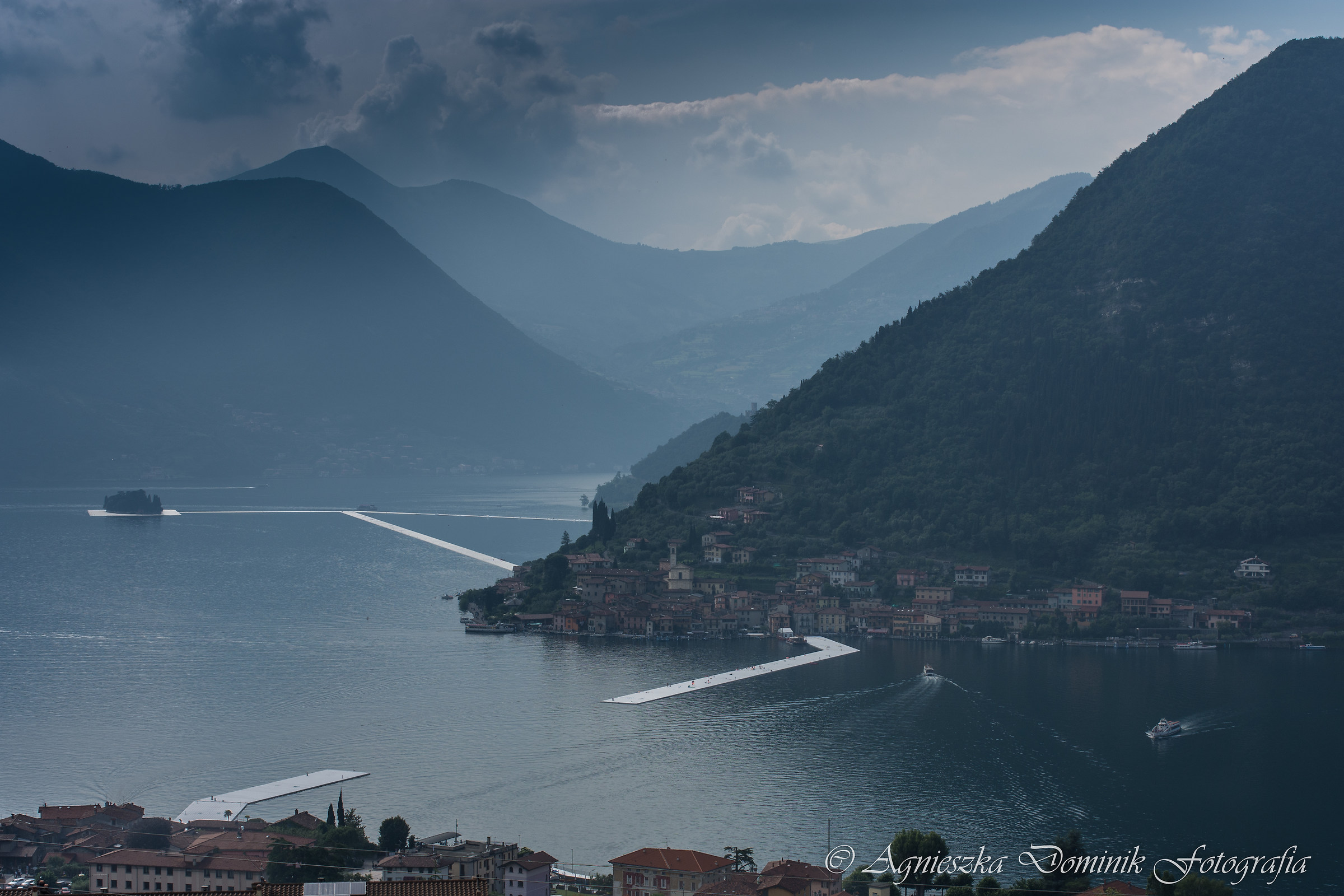 The floating piers...