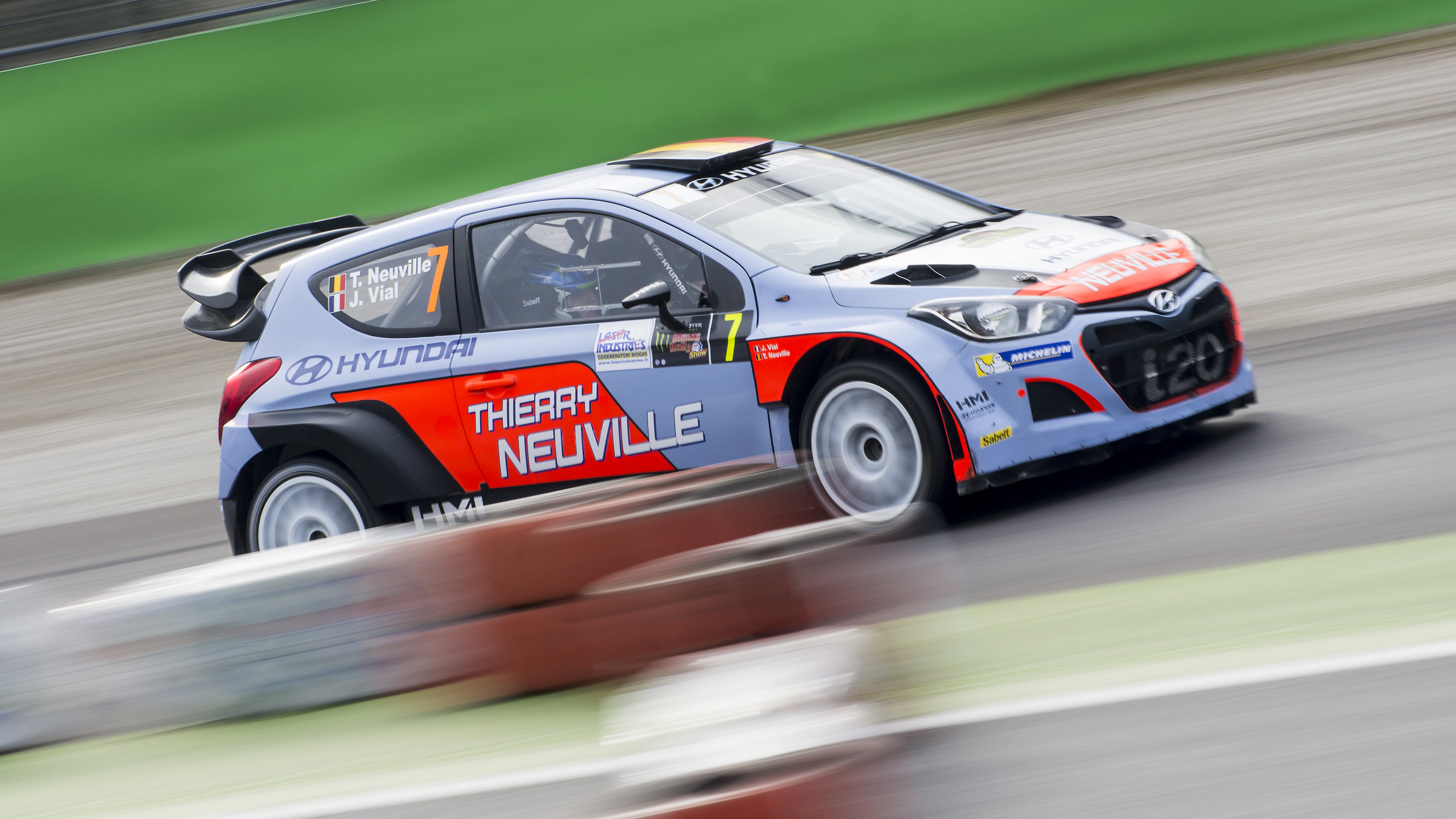 Thierry Neuville at the Monza Rally Show 2016...
