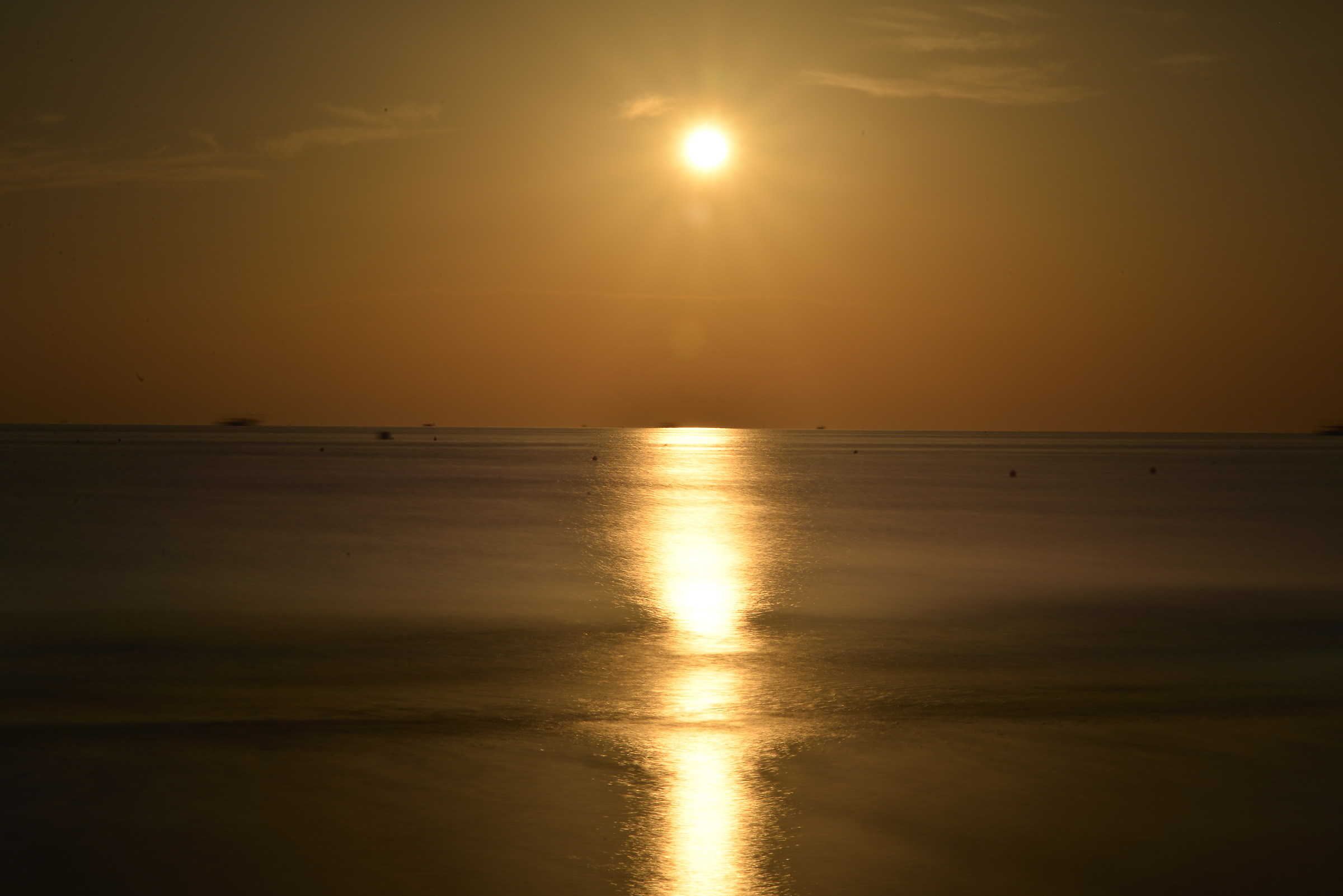 sunrise from the beach riccine...