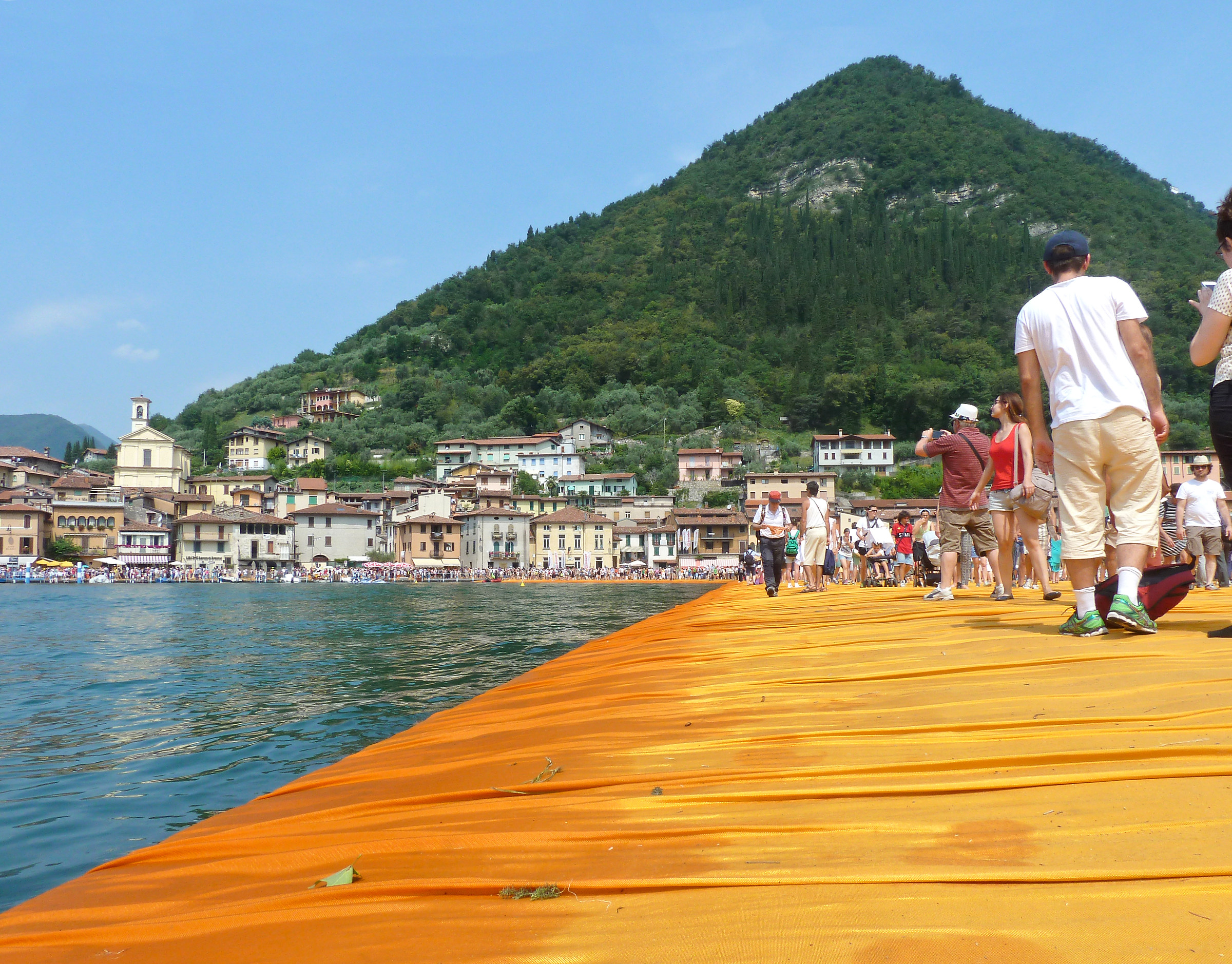 The Floating Piers 30 giugno 2016...