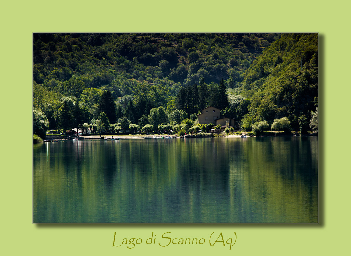 Cartolina dal Lago di Scanno (Aq)...