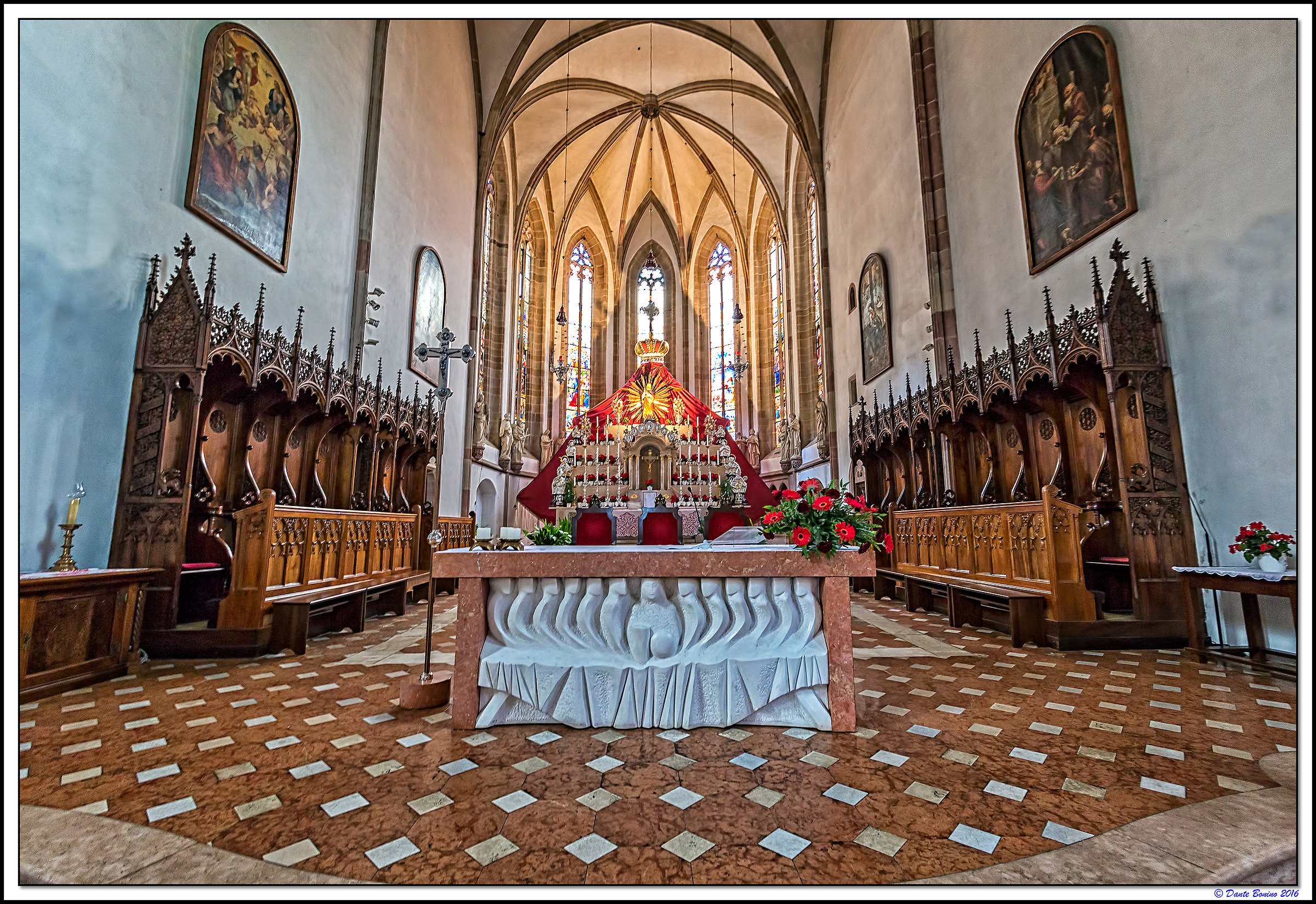 Apse Cathedral of Merano...