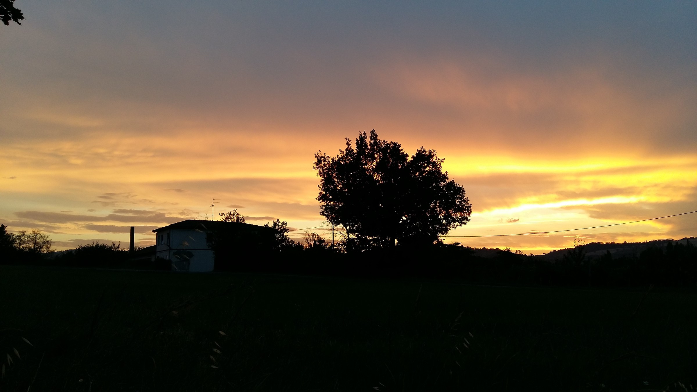 the sun greets...