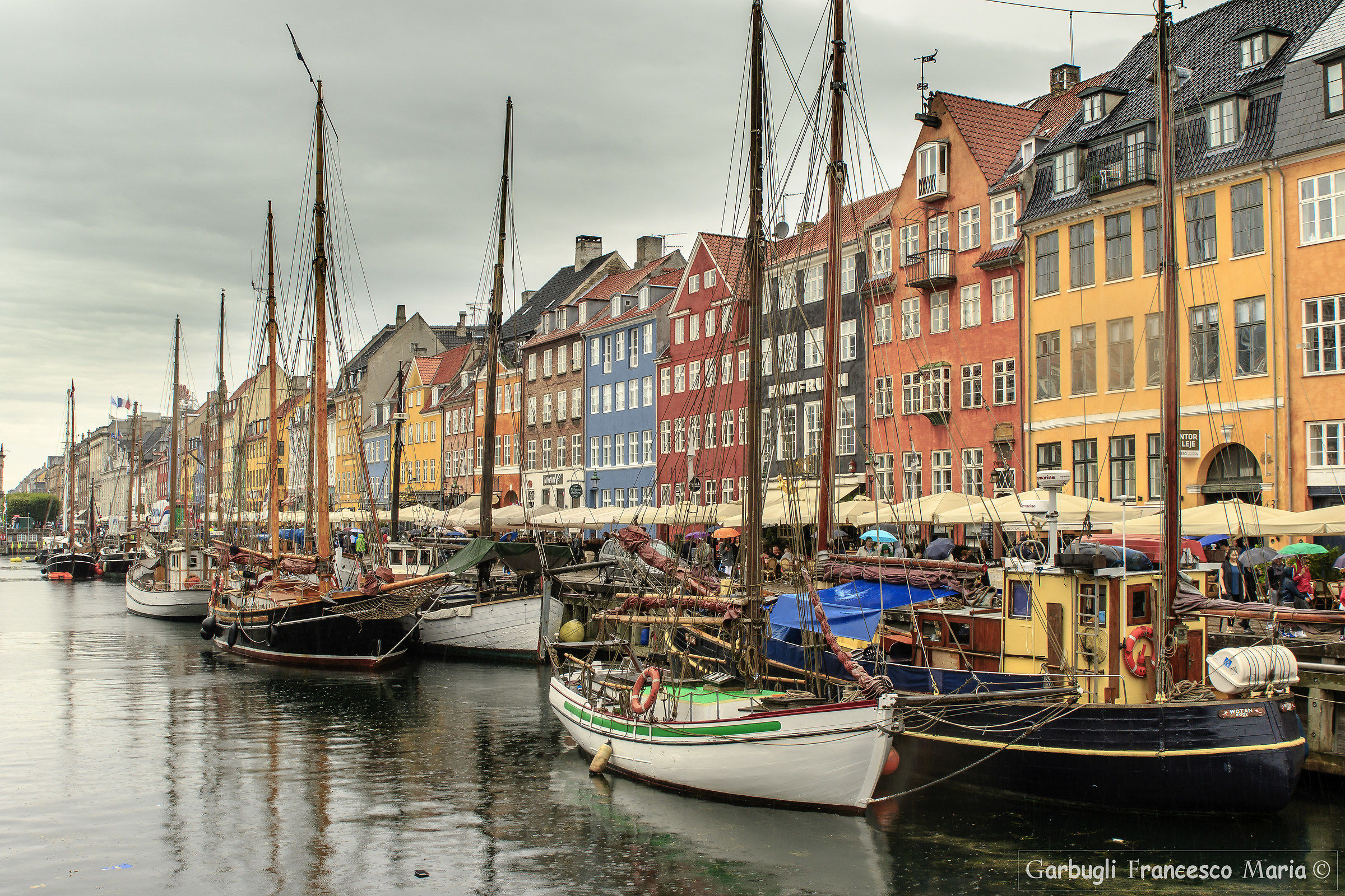 the old harbor of Copenhagen...