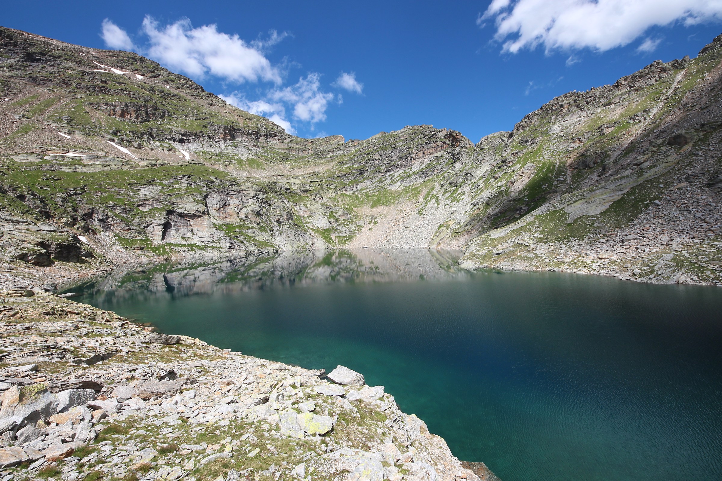 Lake Barone, Verzasca Valley, Switzerland...