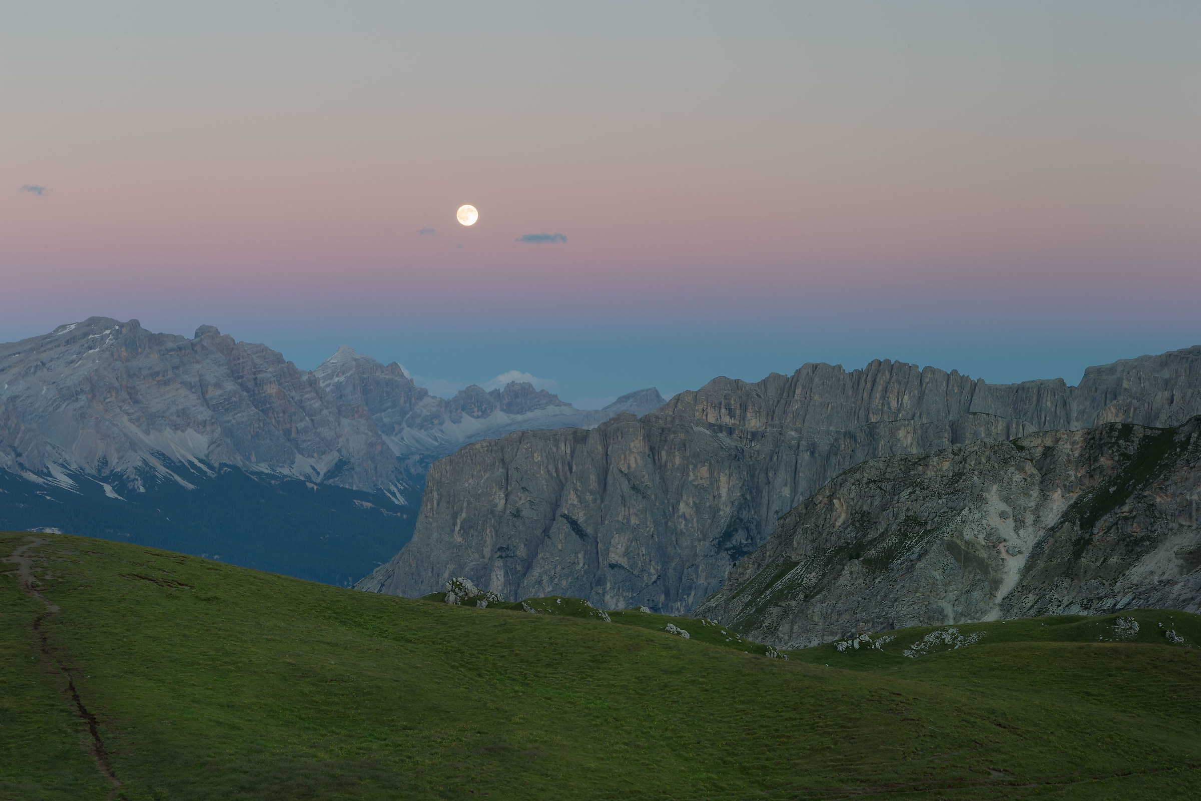 Tramonto sulle Dolomiti...