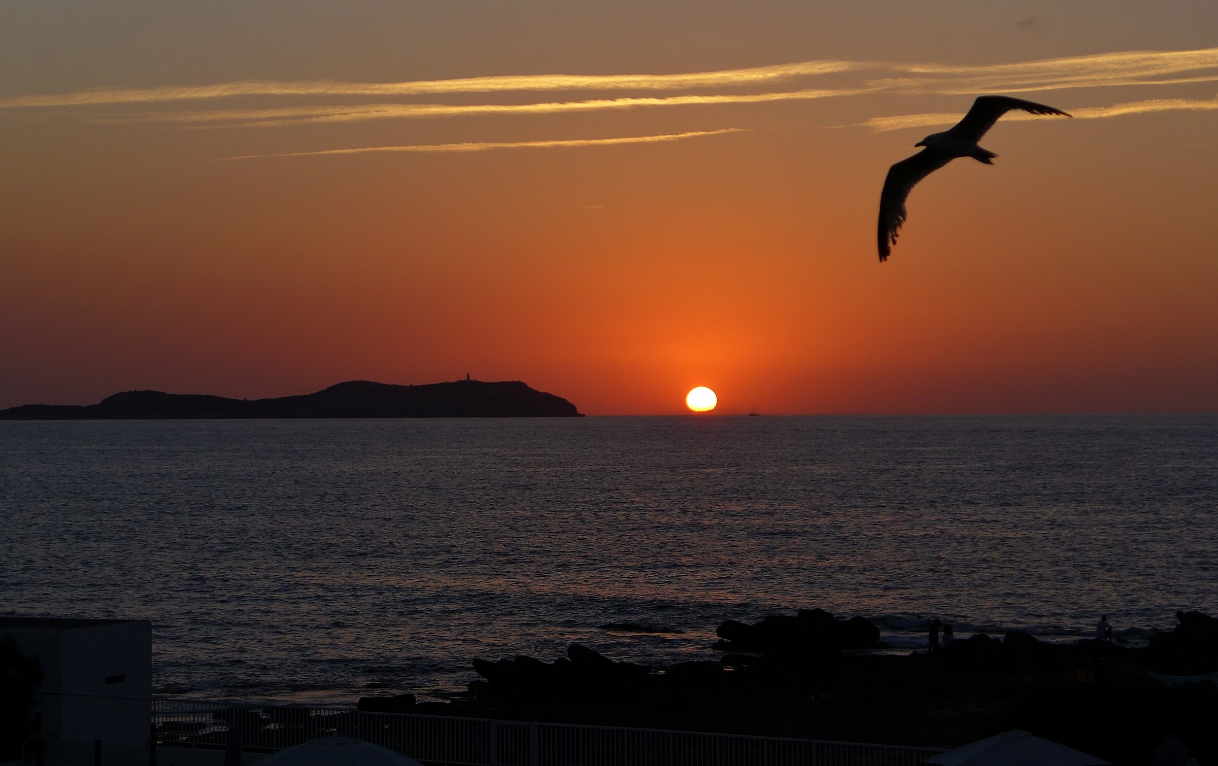 Colpo di c... al tramonto a Ibiza...