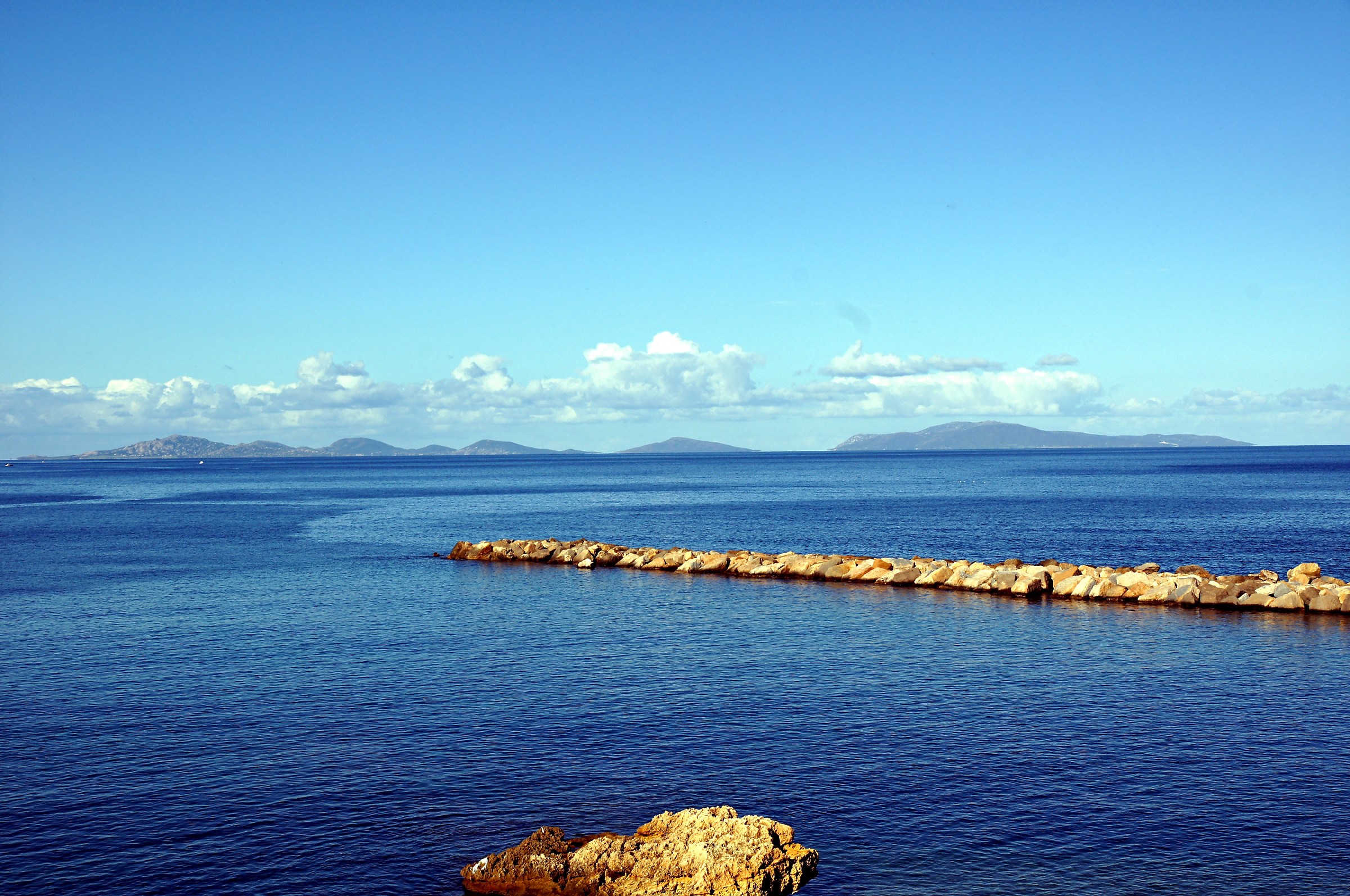 Asinara Island view from Balai (Portotorres)...