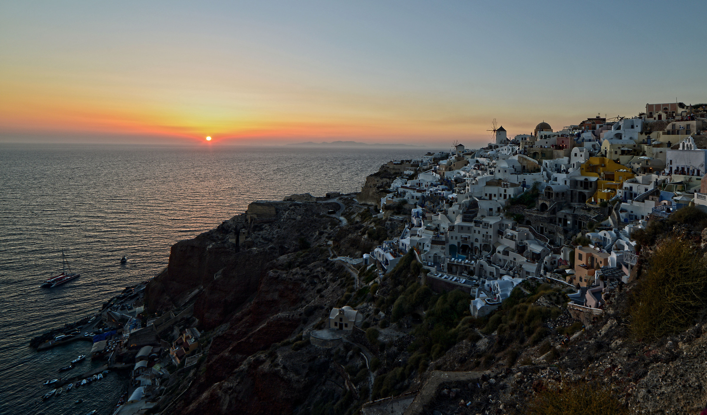 sunset...