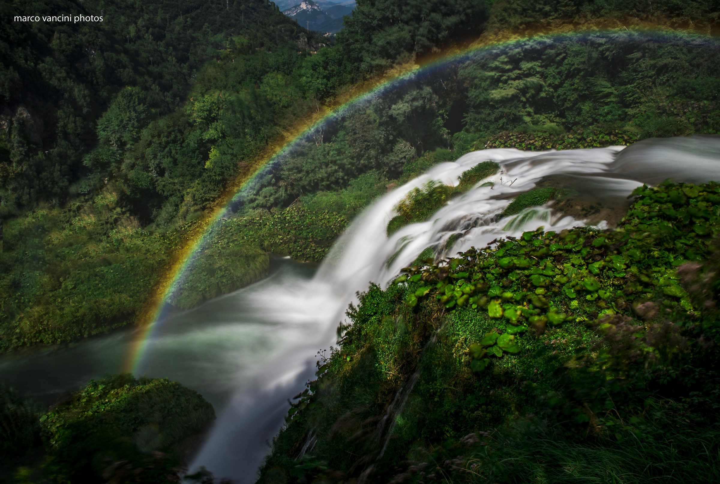 waterfall rainbow...