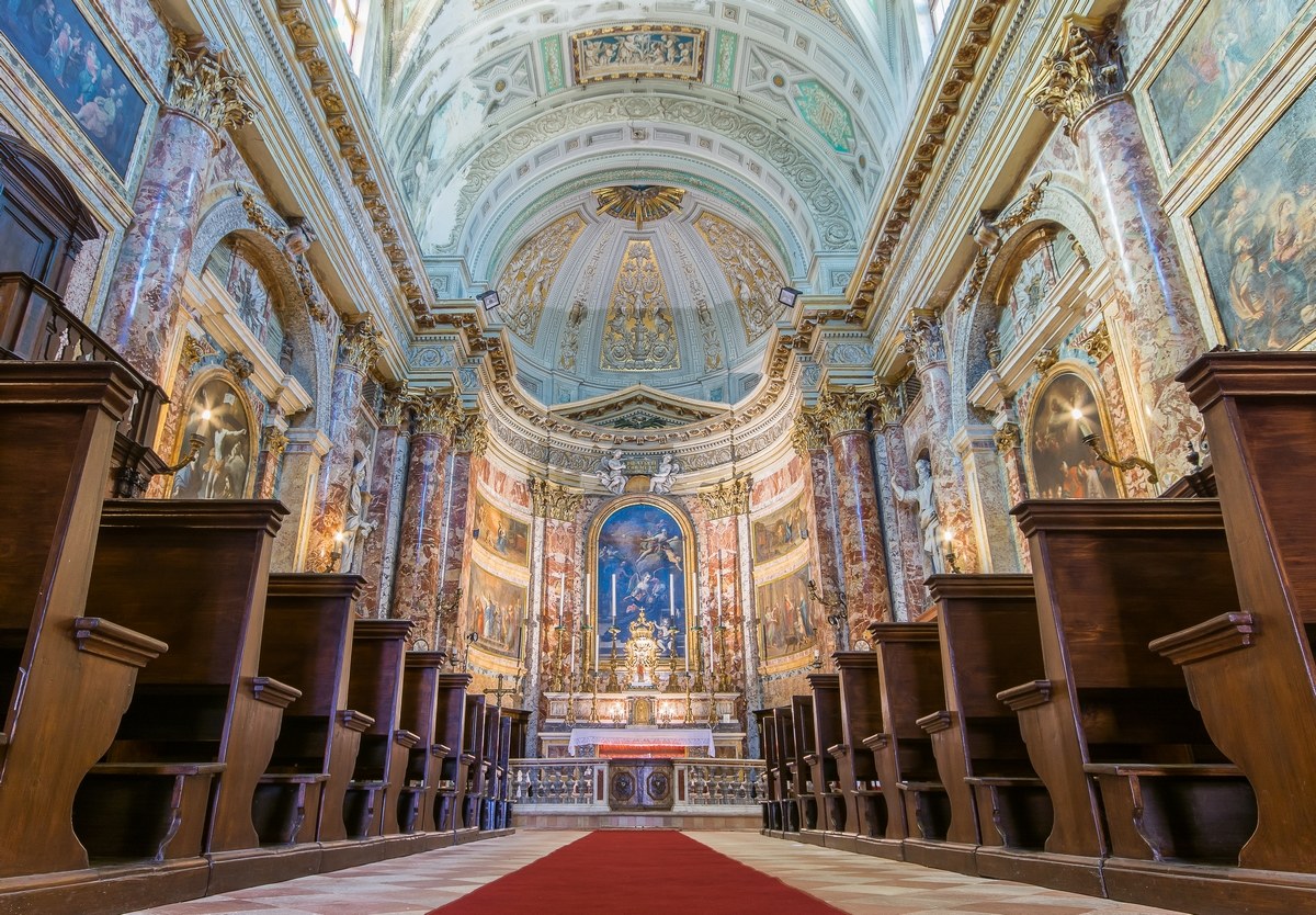 Inside the church Sant'Elpidio a Mare (mc)...