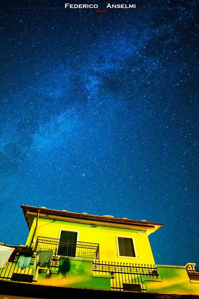 Milky Way over the house...