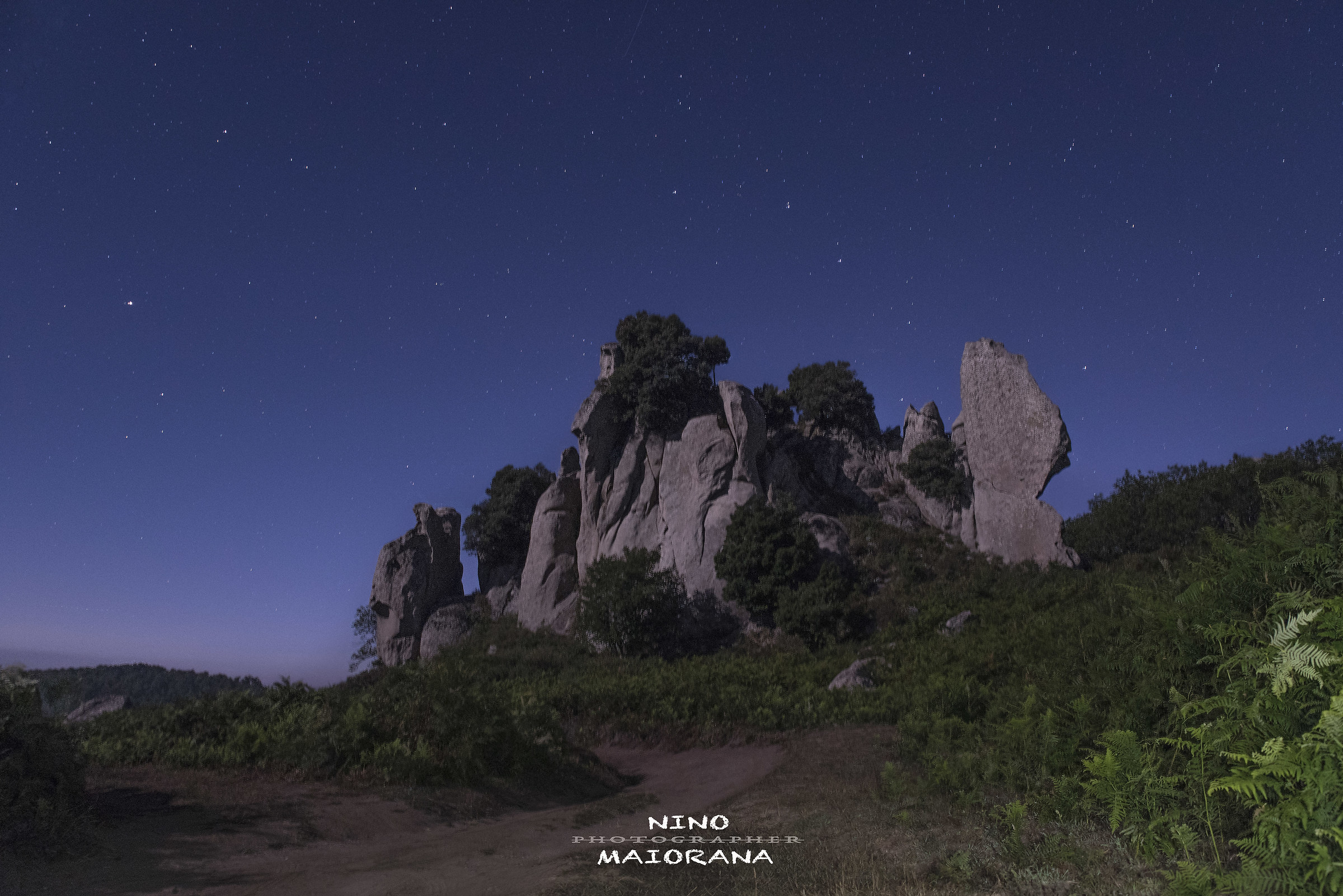 Megaliths dell'Argimusco under the stars ......