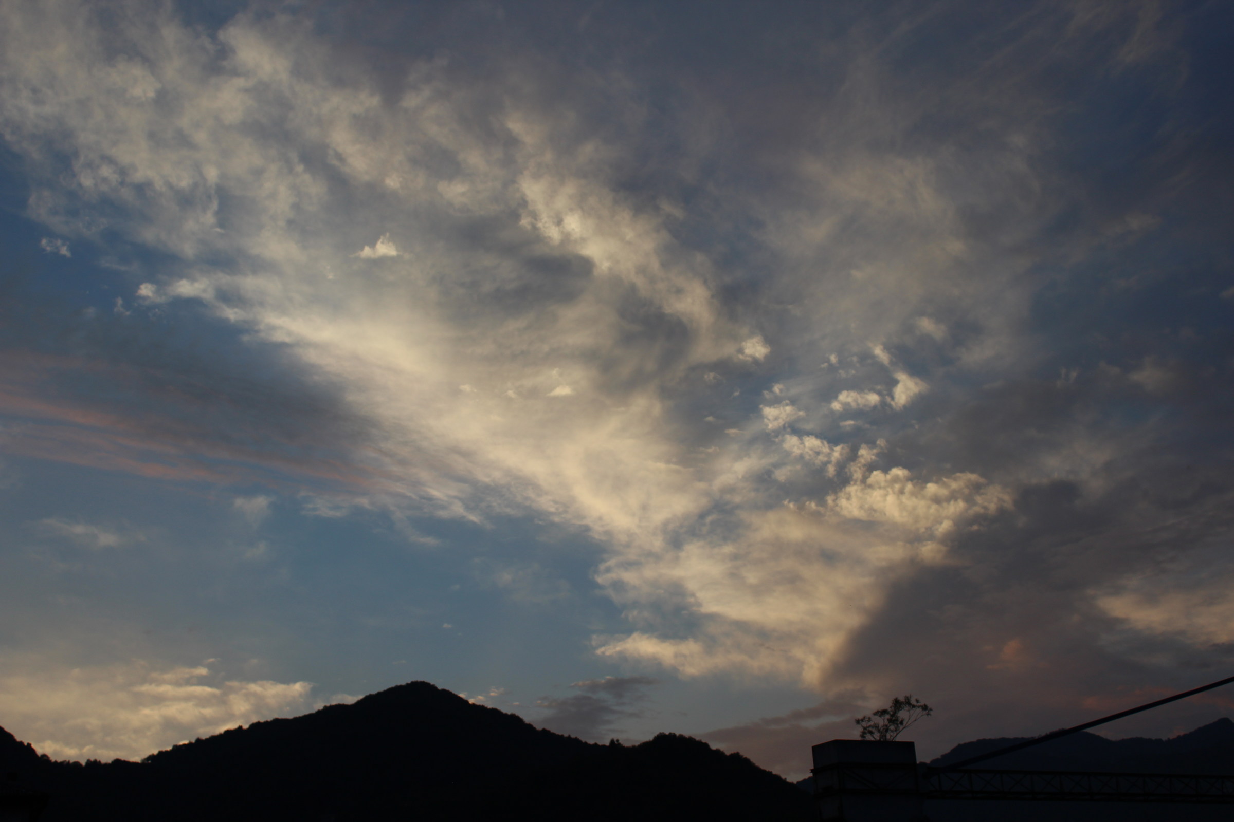 Clouds at sunset...