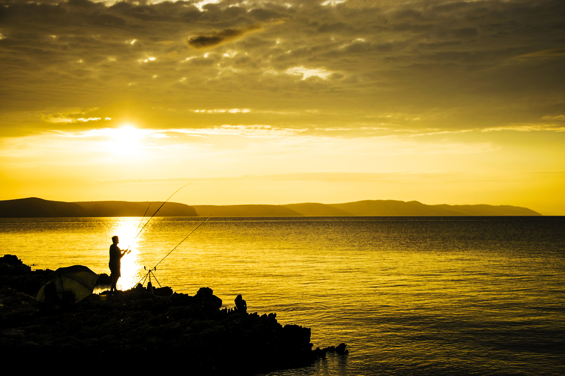 Il pescatore del tramonto......