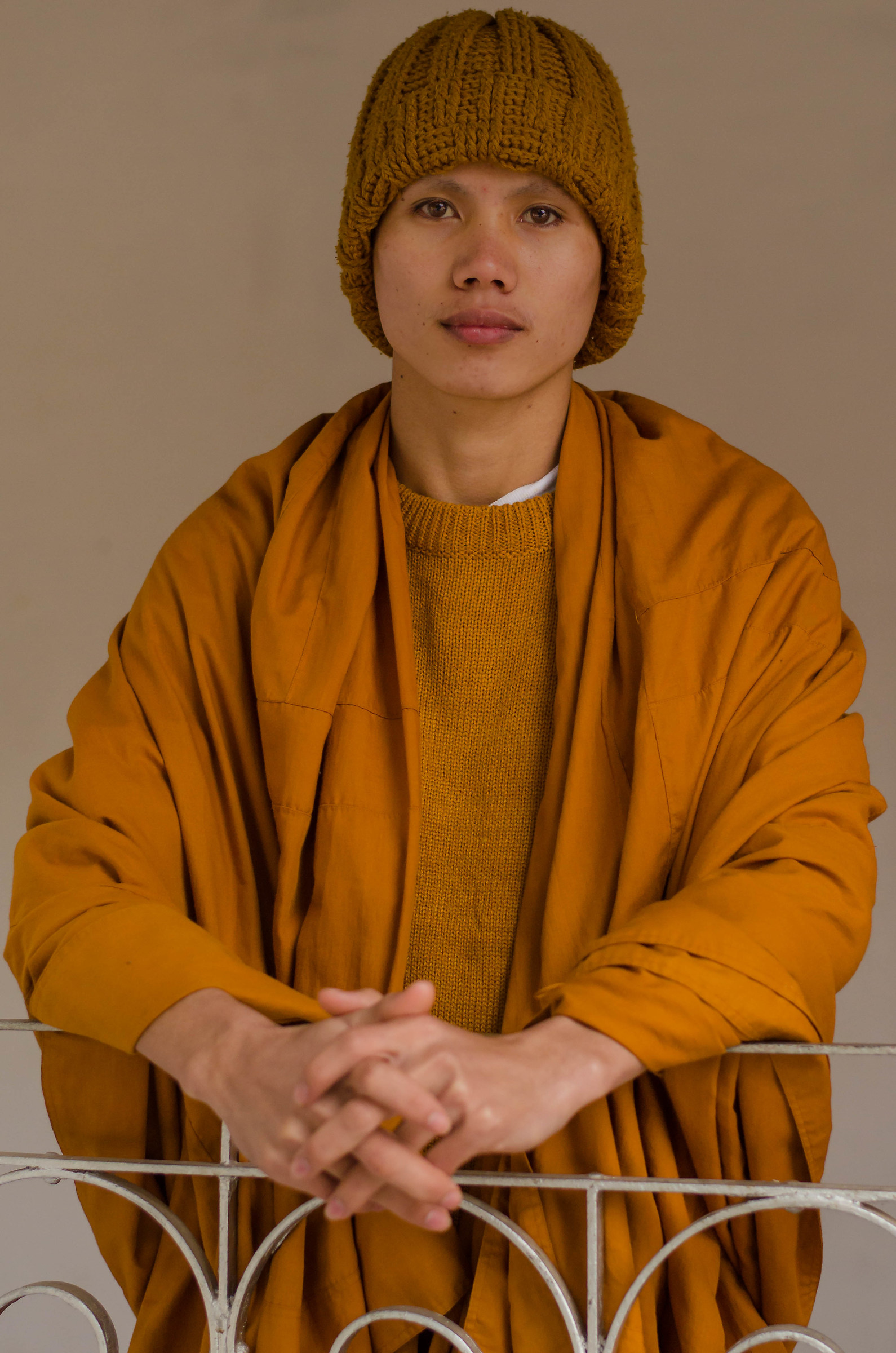 Portrait of a novice monaco...
