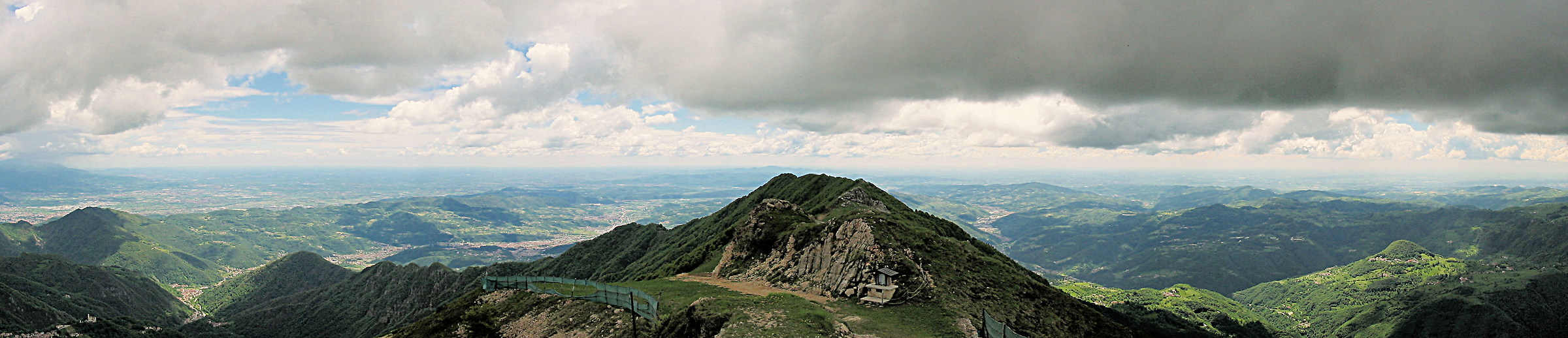 View from Montefalcone, to Vicenza...