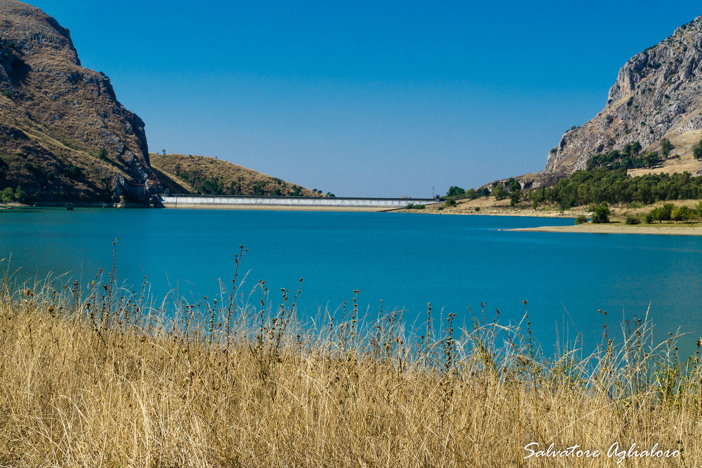 Lake of Piana degli Albanesi...