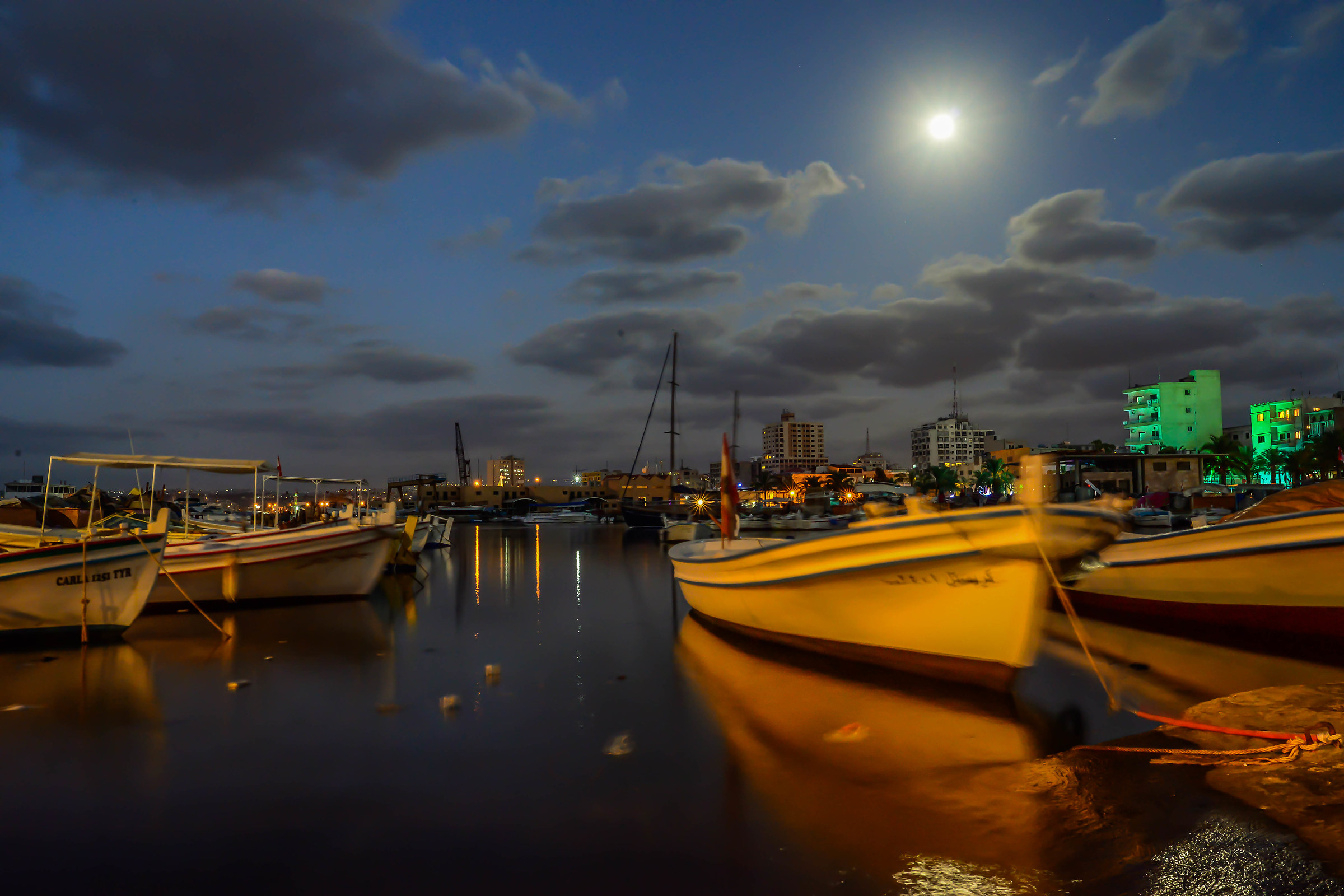 Tyr Port at Night...