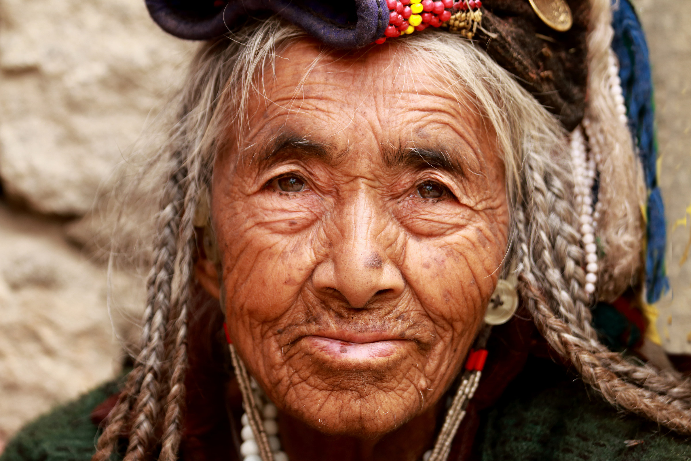 etnia indo-europea in Ladakh...