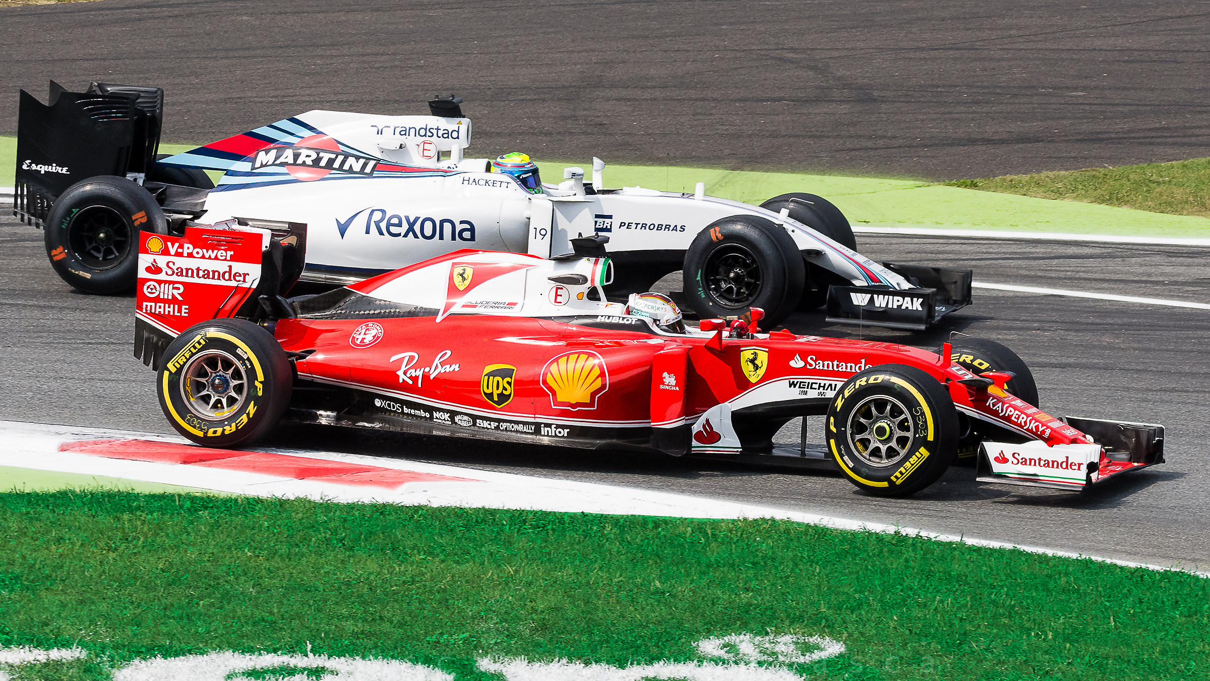 Vettel overtook Massa...