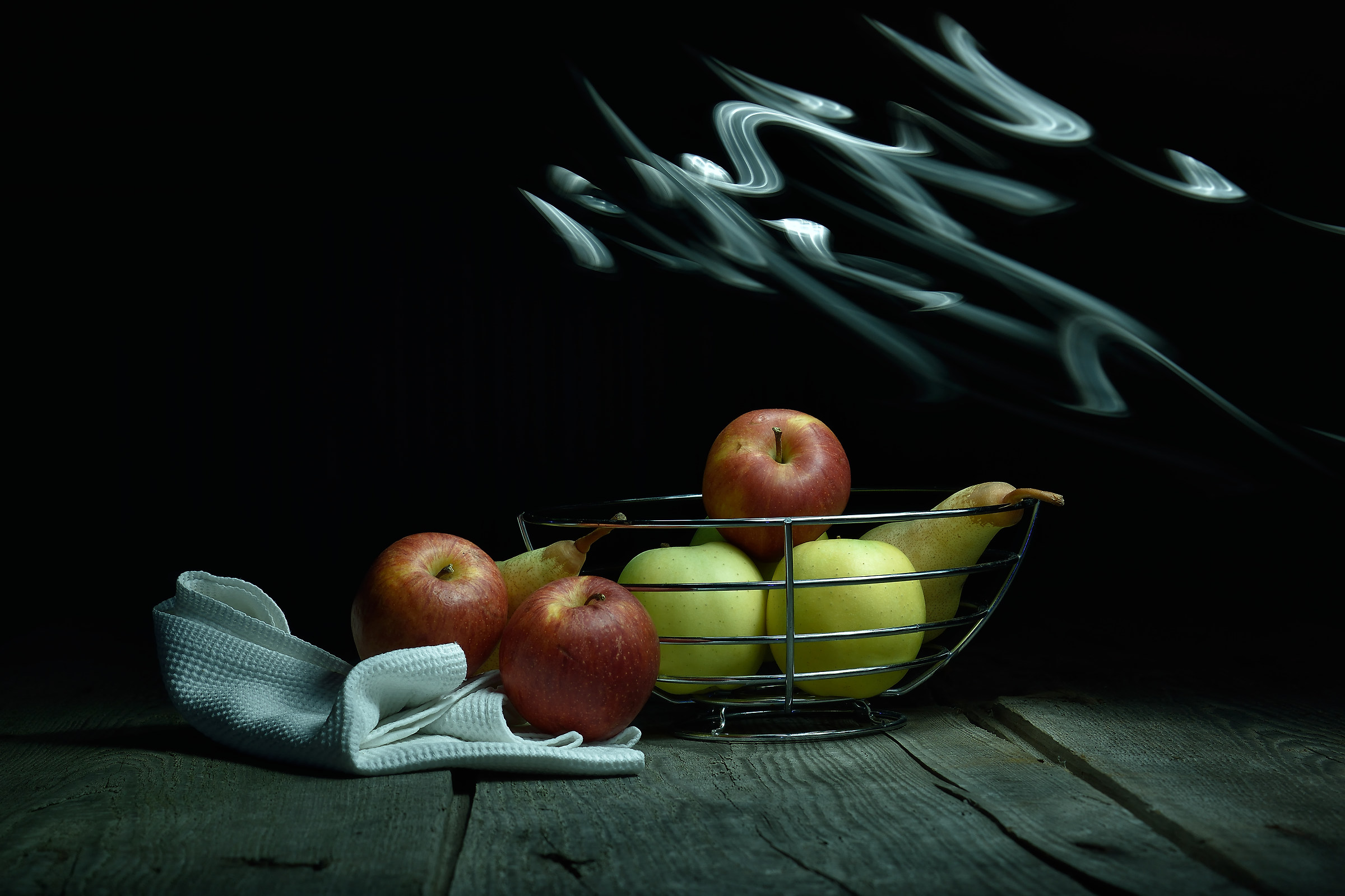 ghost with fruit...