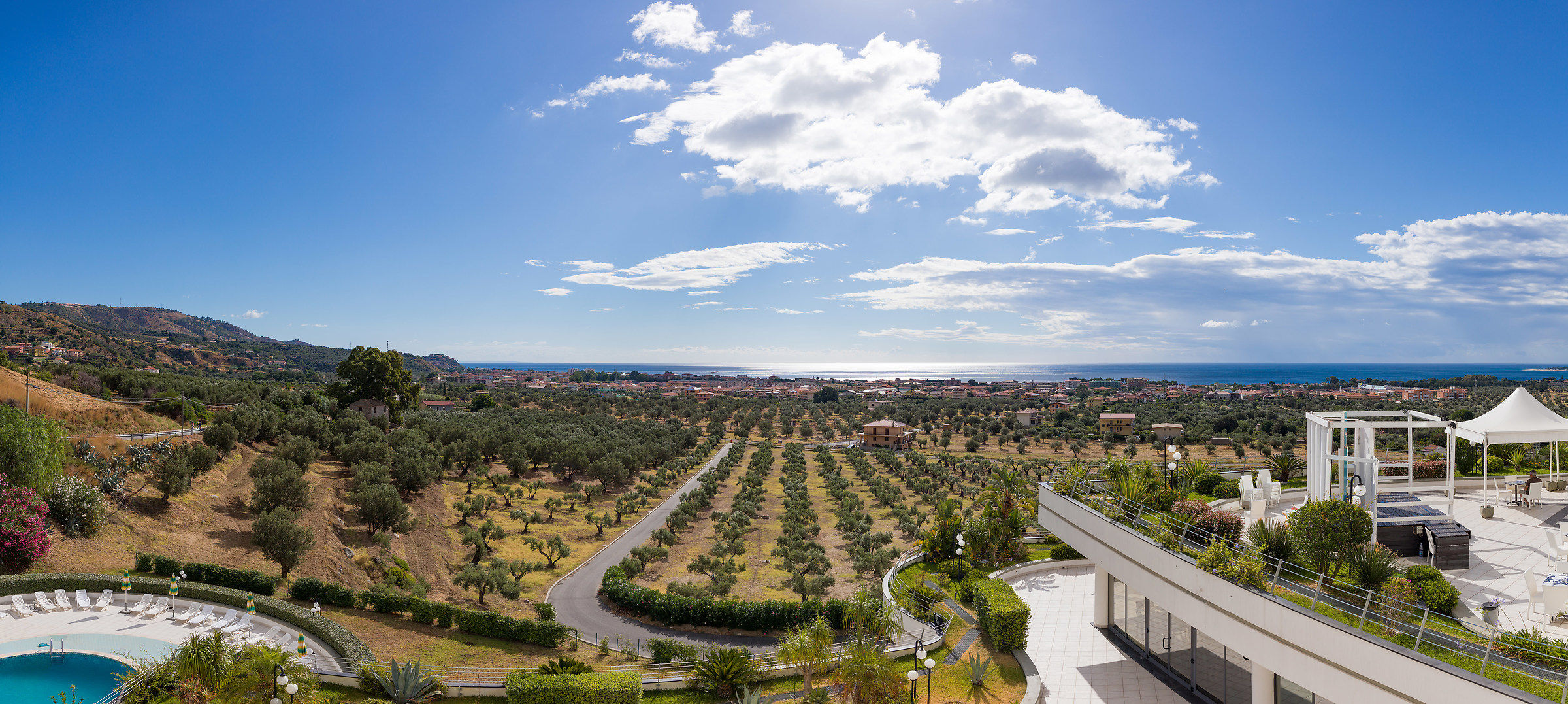 Panorama dall'hotel Mirabeau di Soverato...