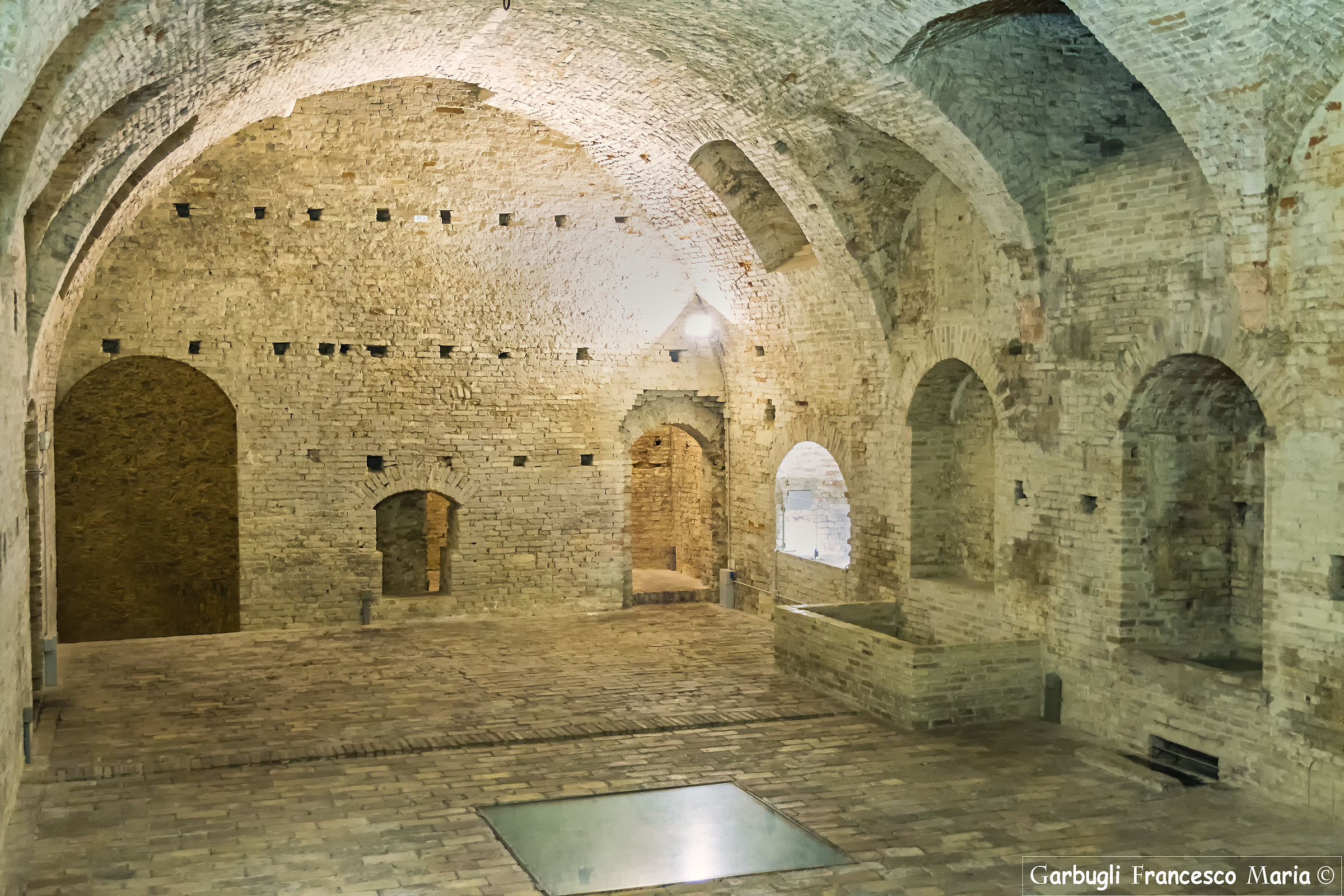 Underground of the Ducal Palace in Urbino...