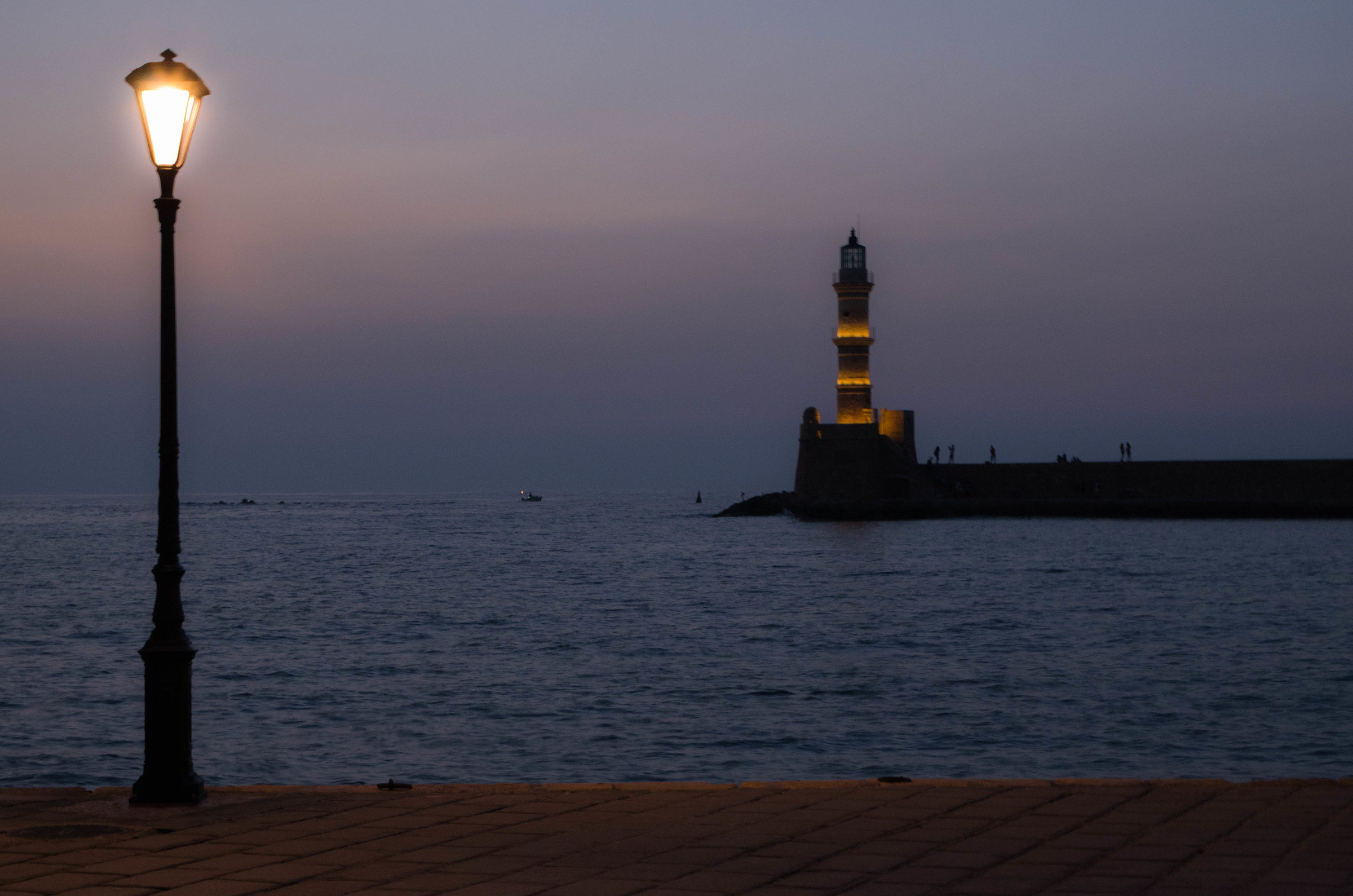 Chania lighthouse...