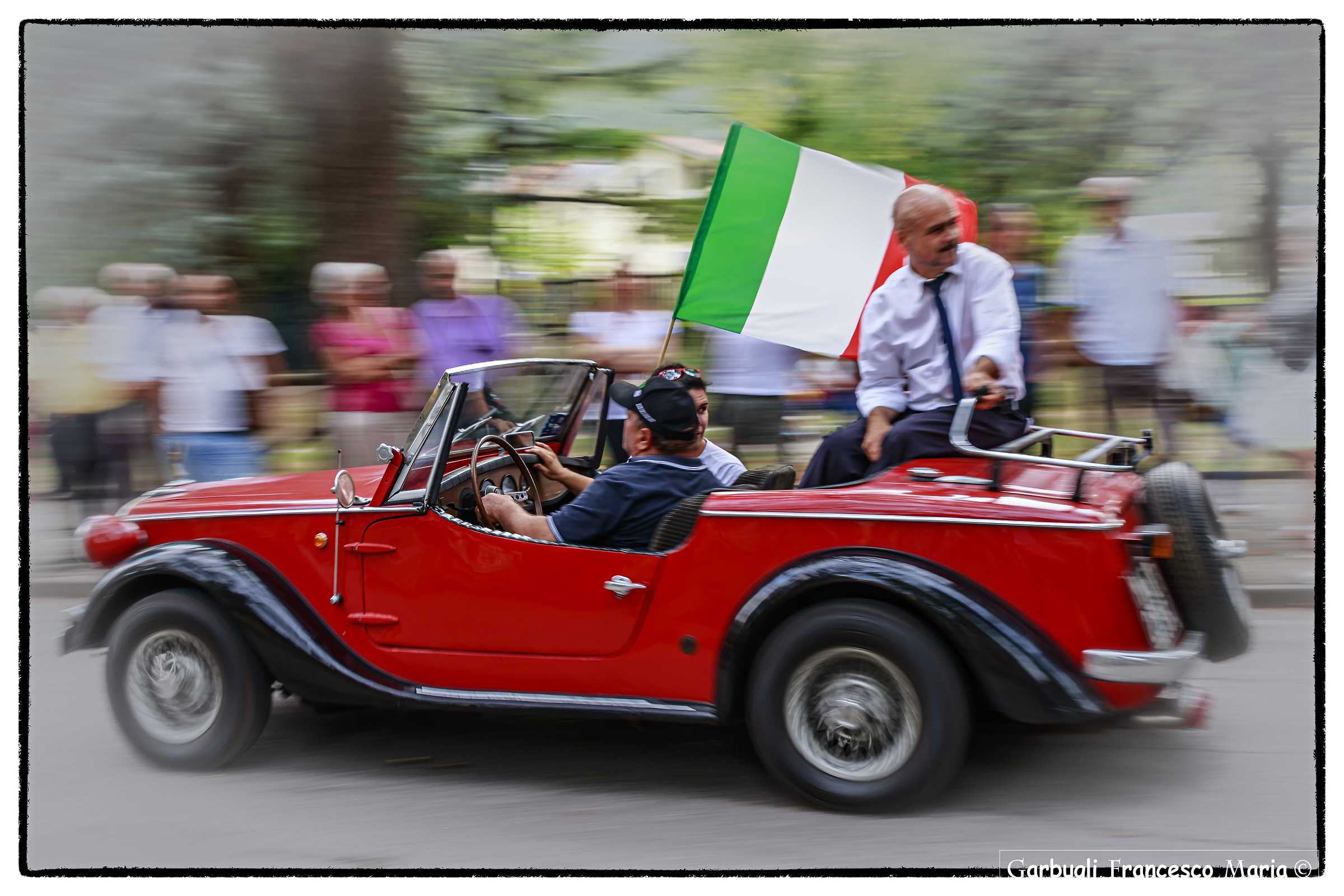 The Flag on the move...