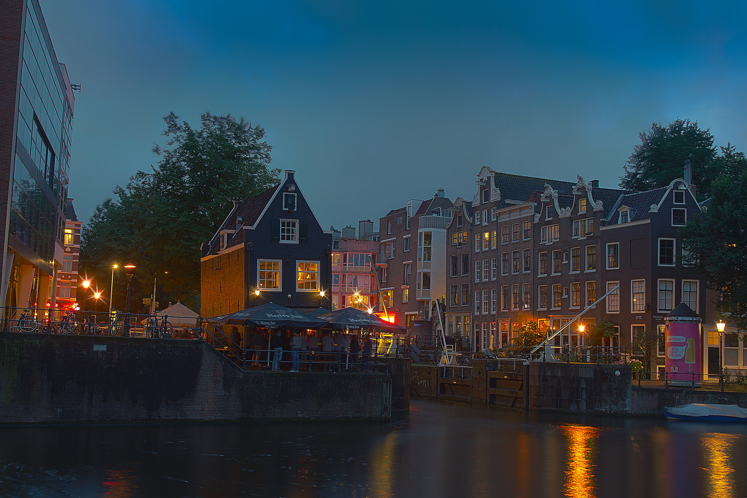 Amsterdam by night...
