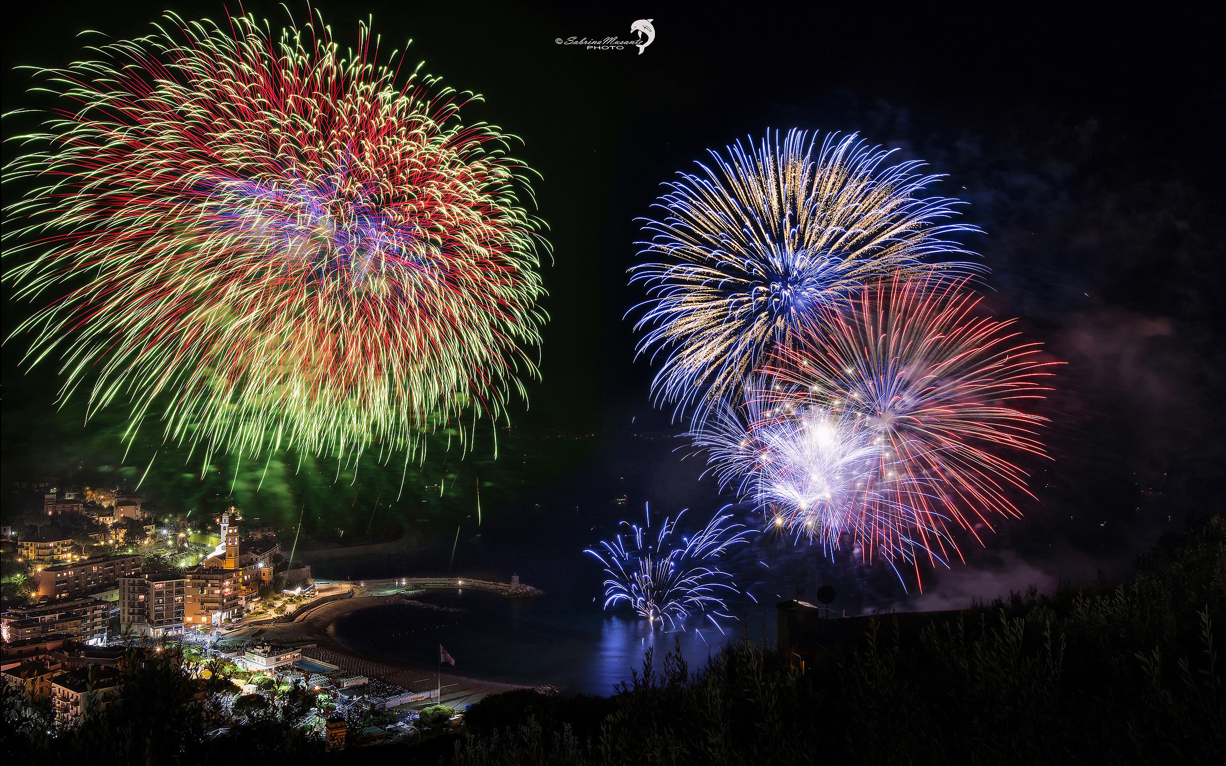 Rainbow Fireworks...