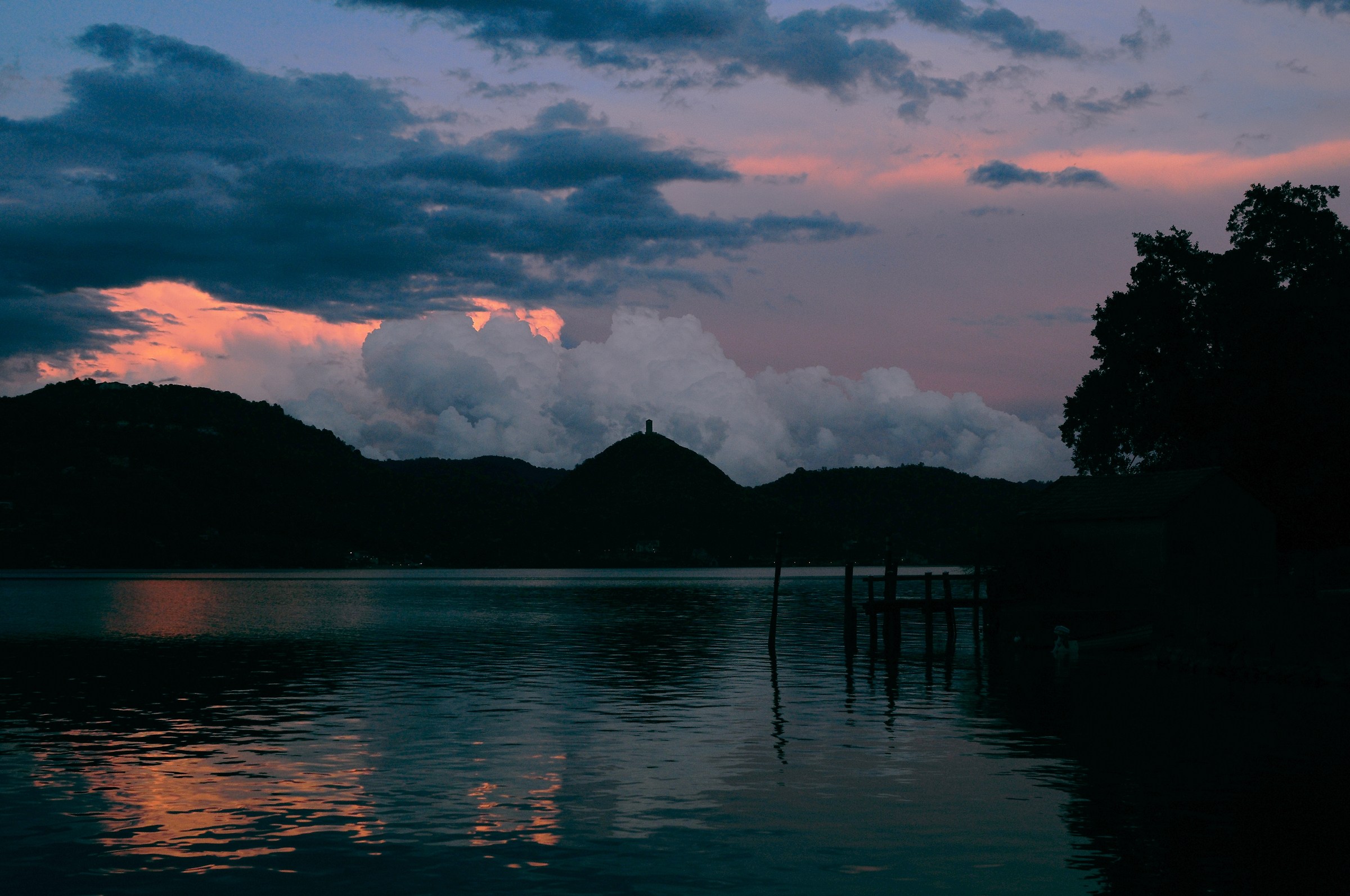 threatening clouds...