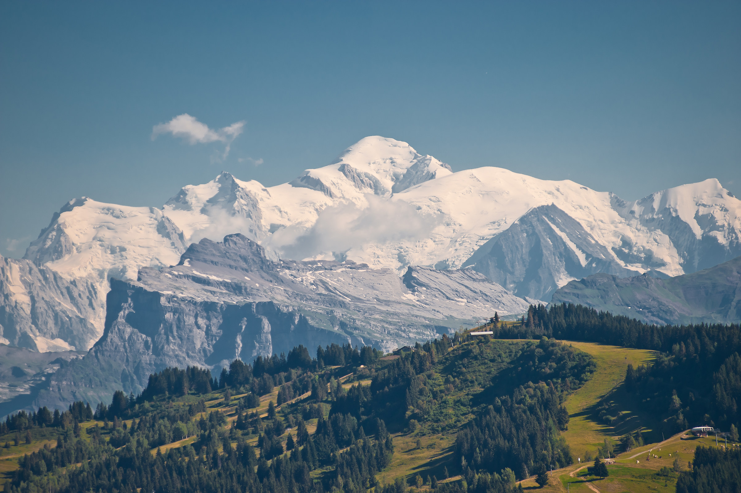 His Majesty Mont Blanc...