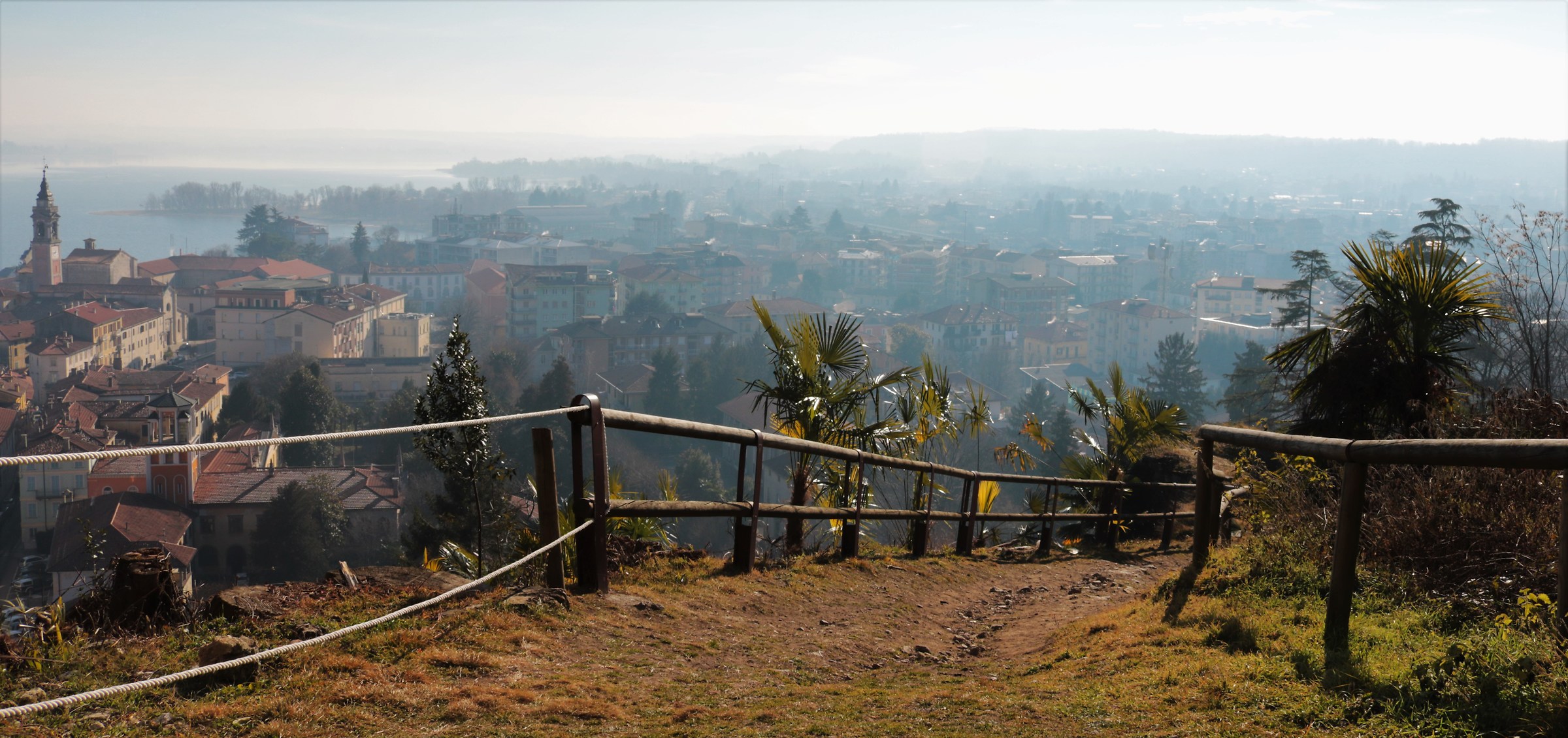 Arona - Panorama from the Rocca...