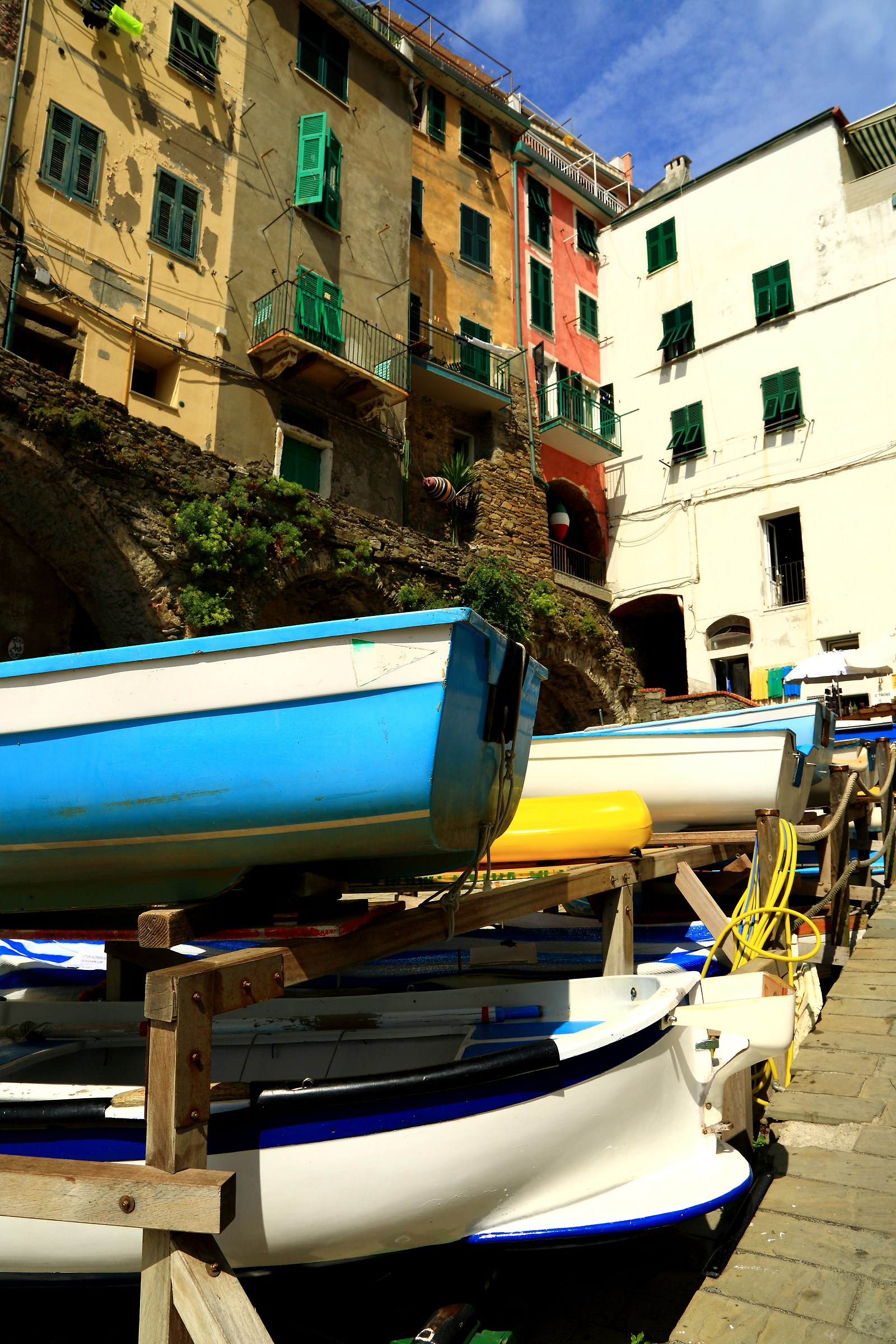 Boats in Riomaggiore...