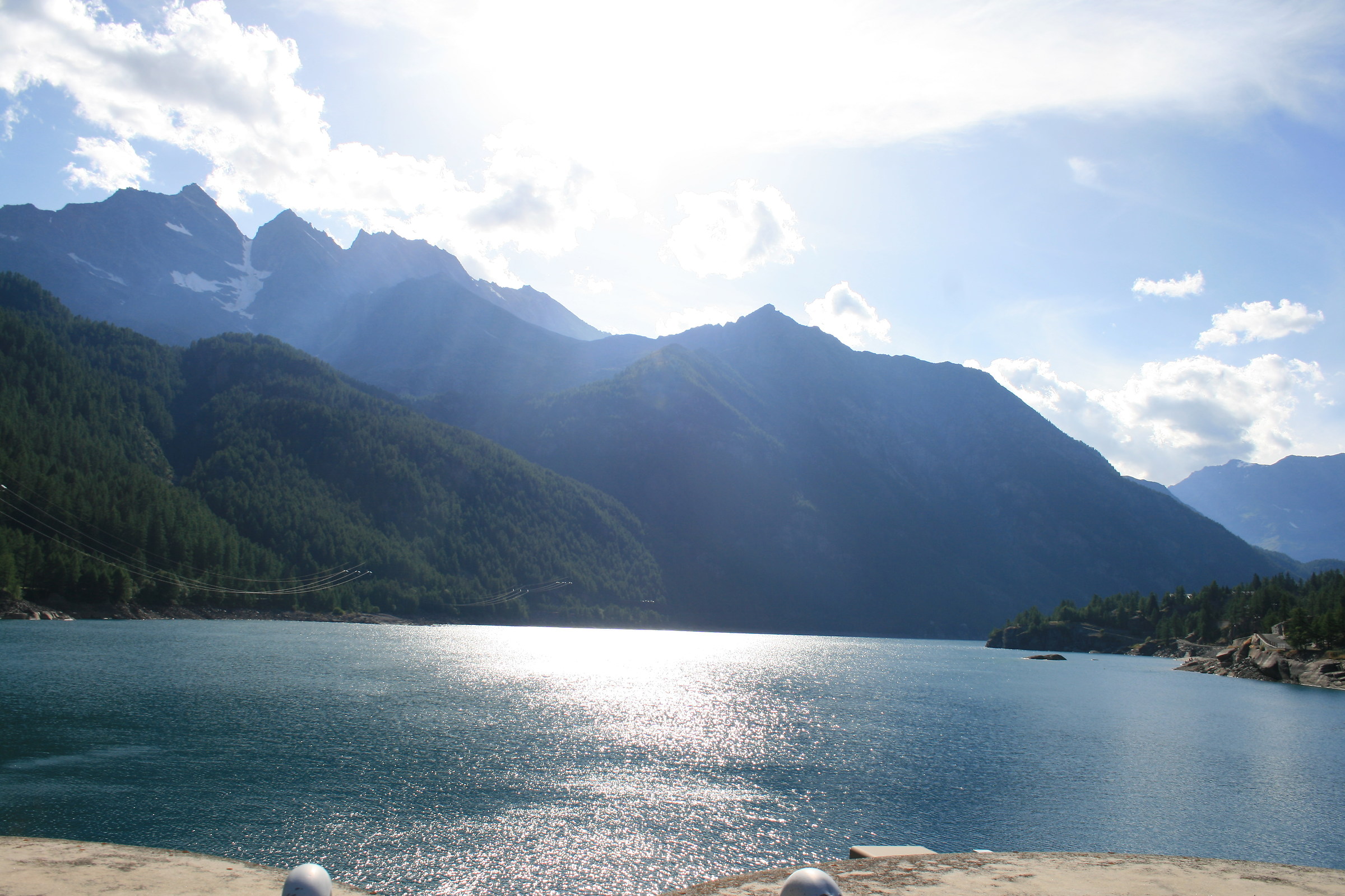 Dam of Ceresole Reale...