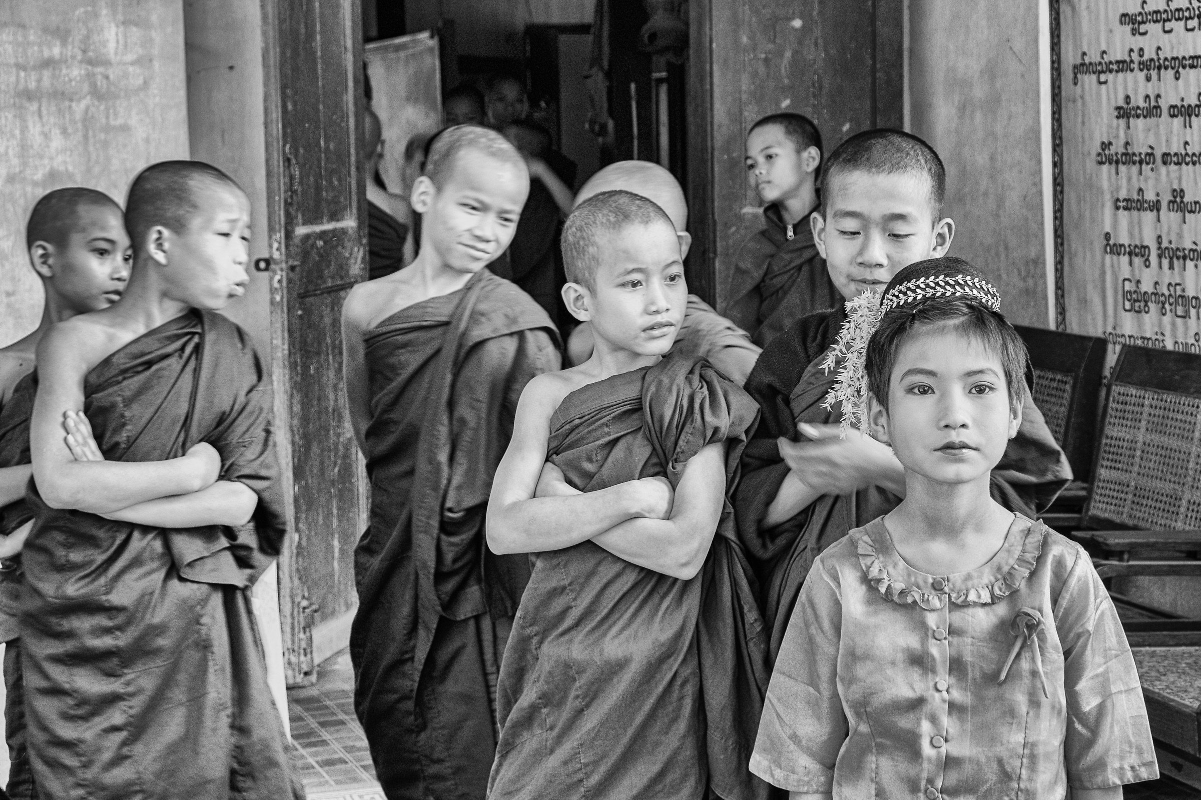 the young monks and the small star...