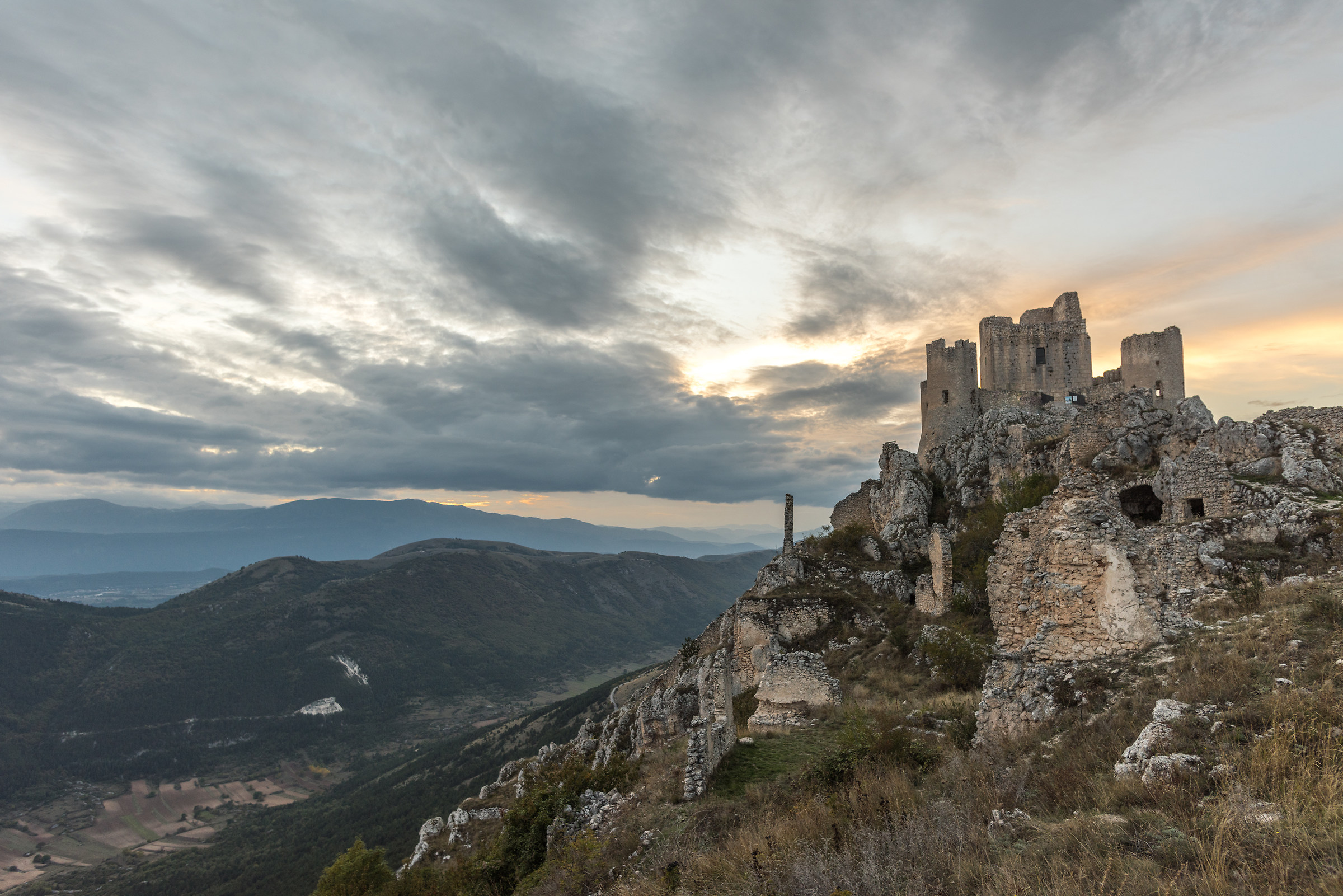 Rocca Calascio at sunset...