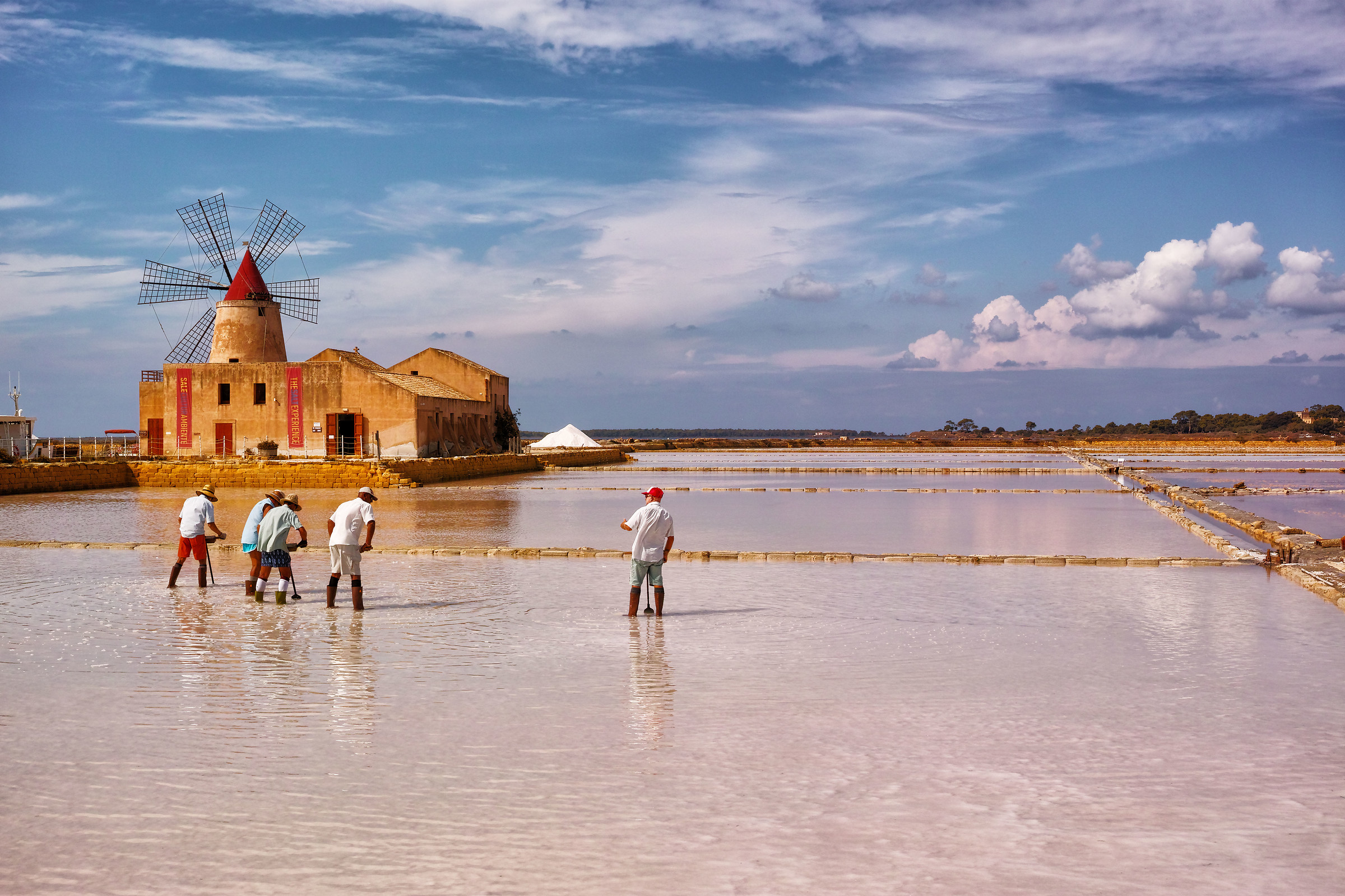 The last salt workers....