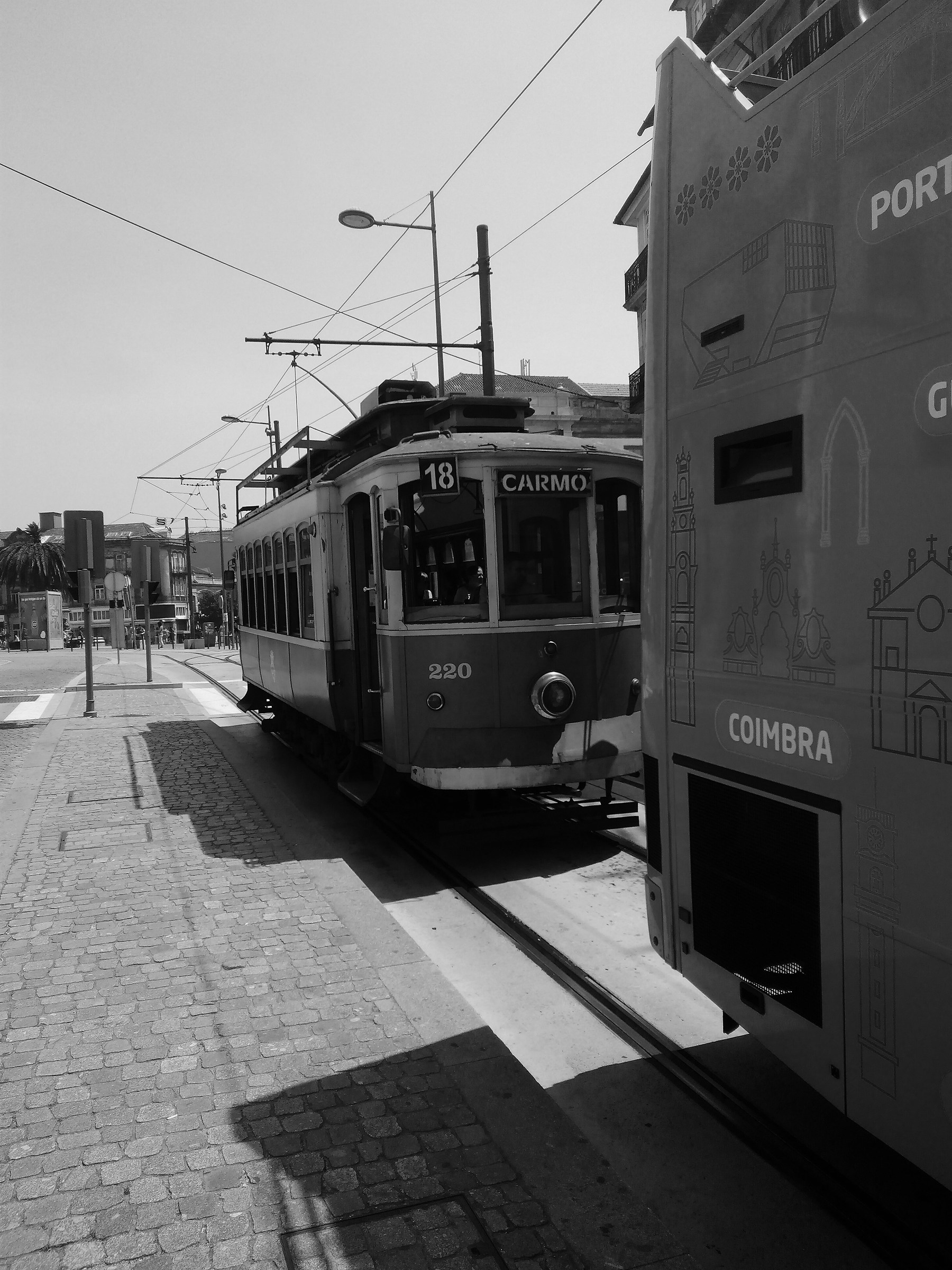 Tram in Porto...