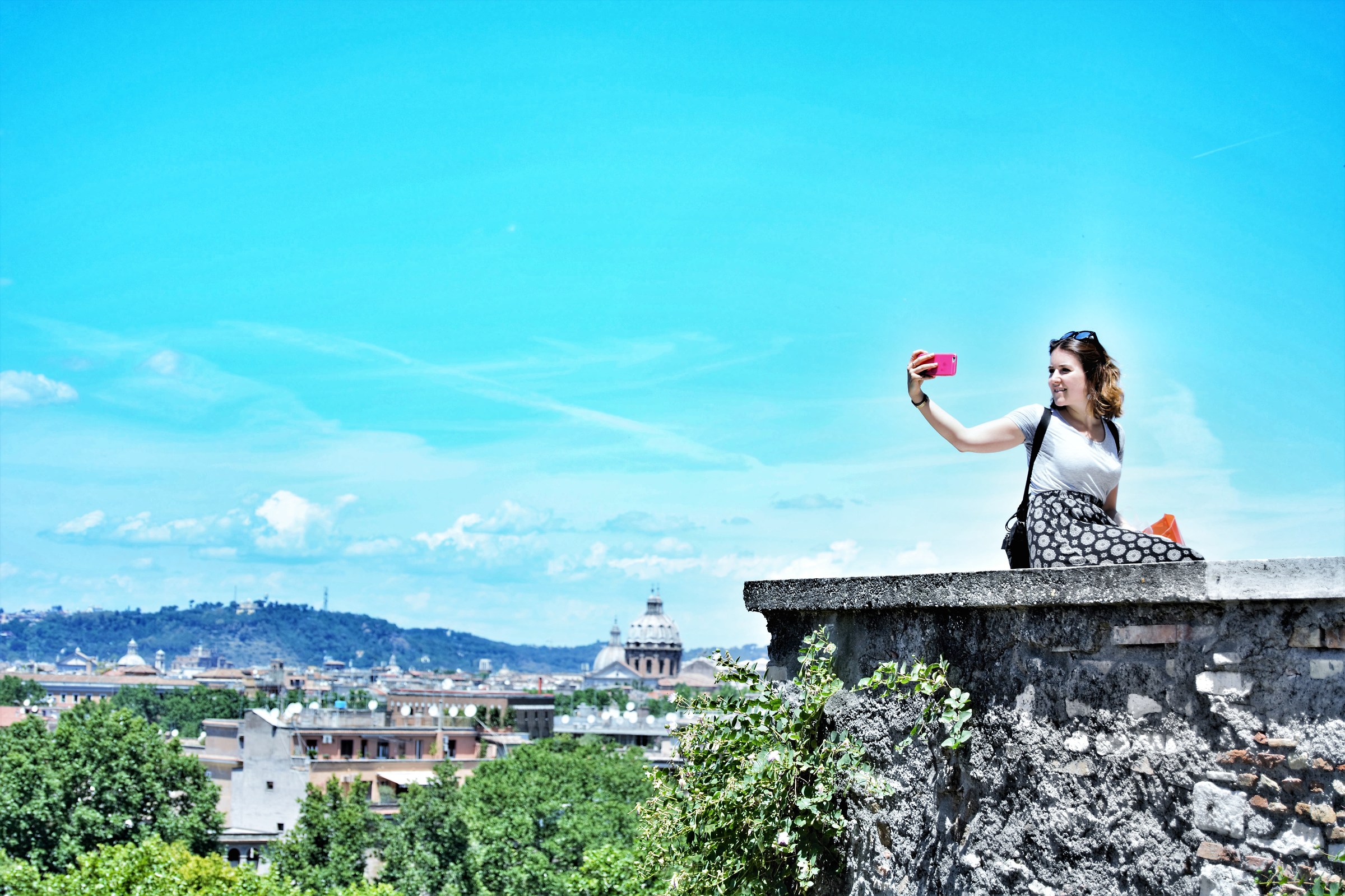 selfies Rome...