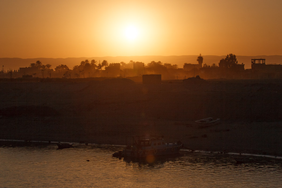 Nile at sunset...