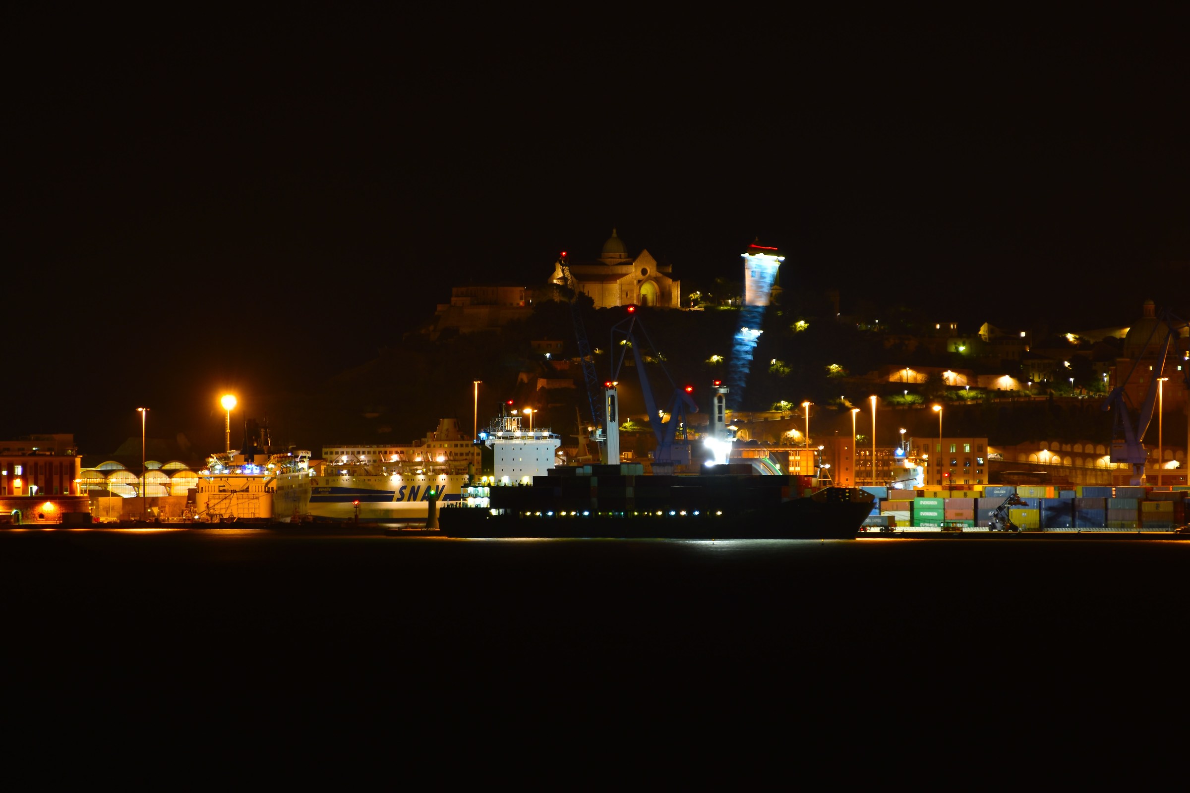 Ancona Port at Night...