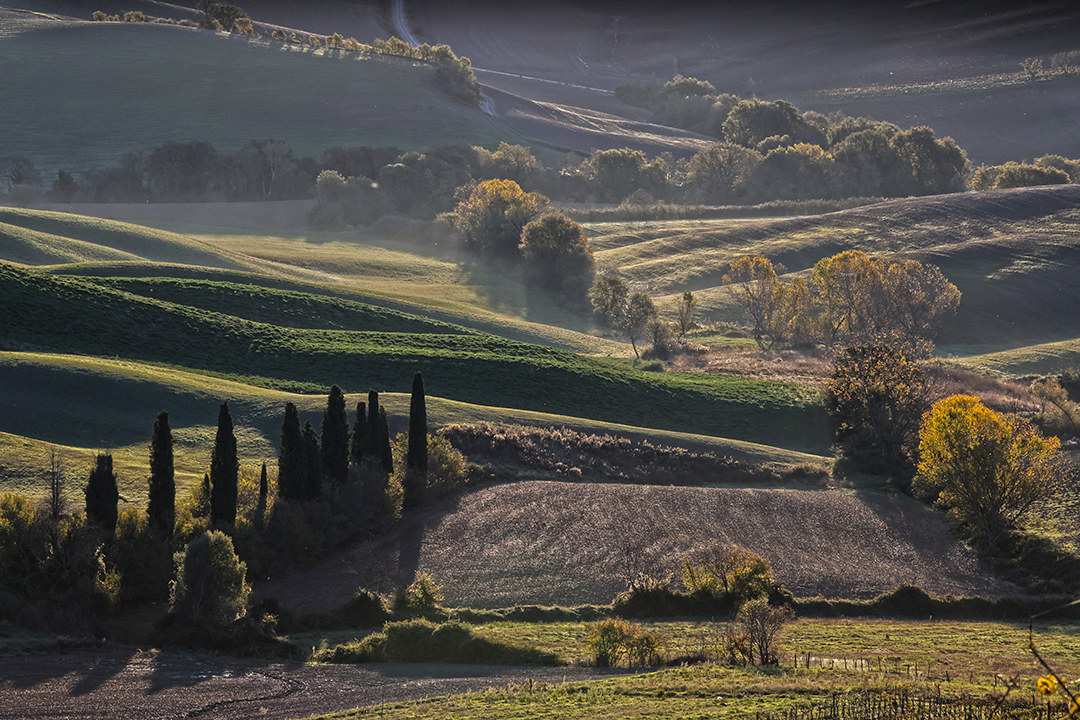 Val d'Orcia first light...
