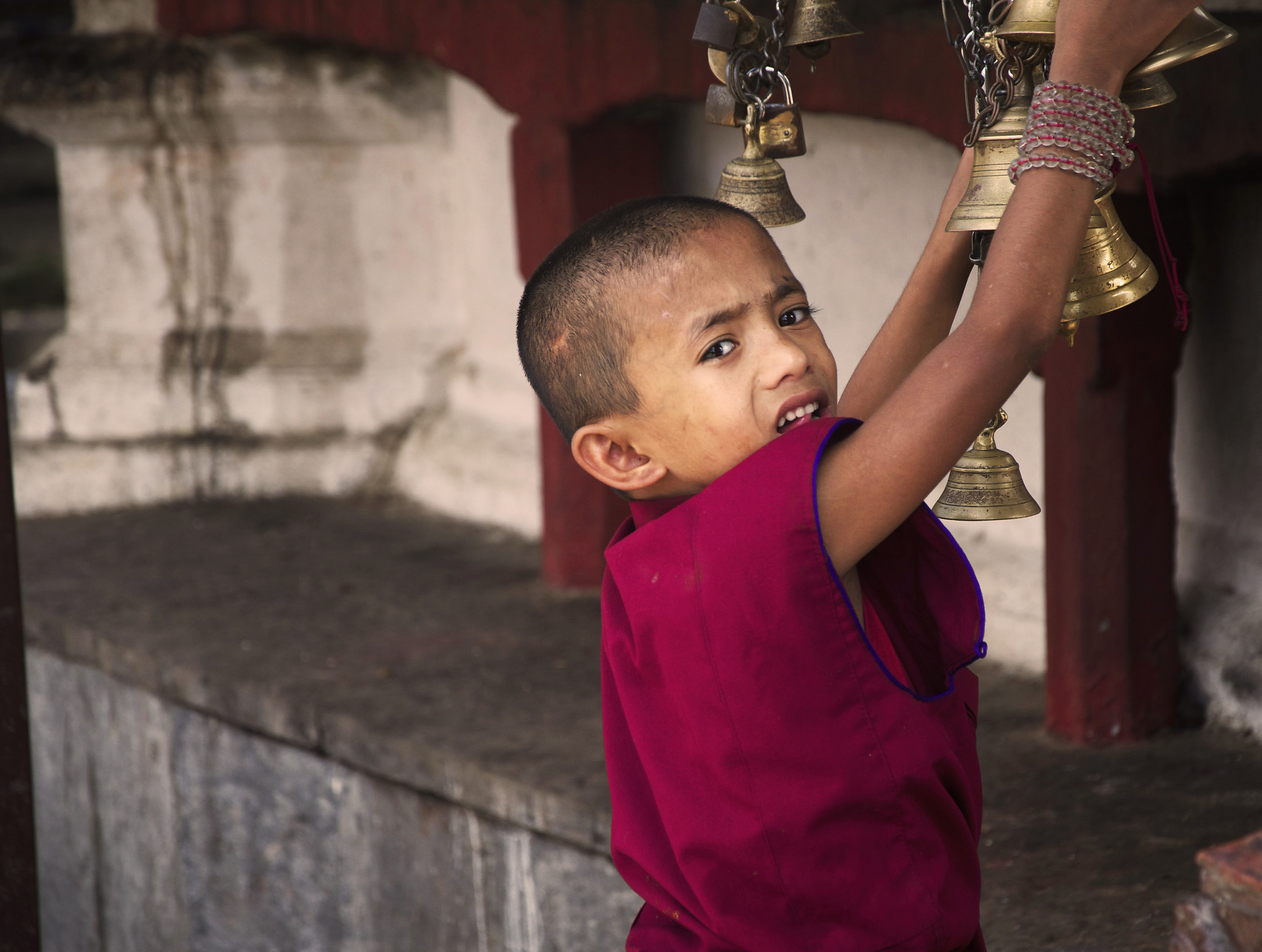 Swayambhunath Temple - Kathmandu - Nepal...