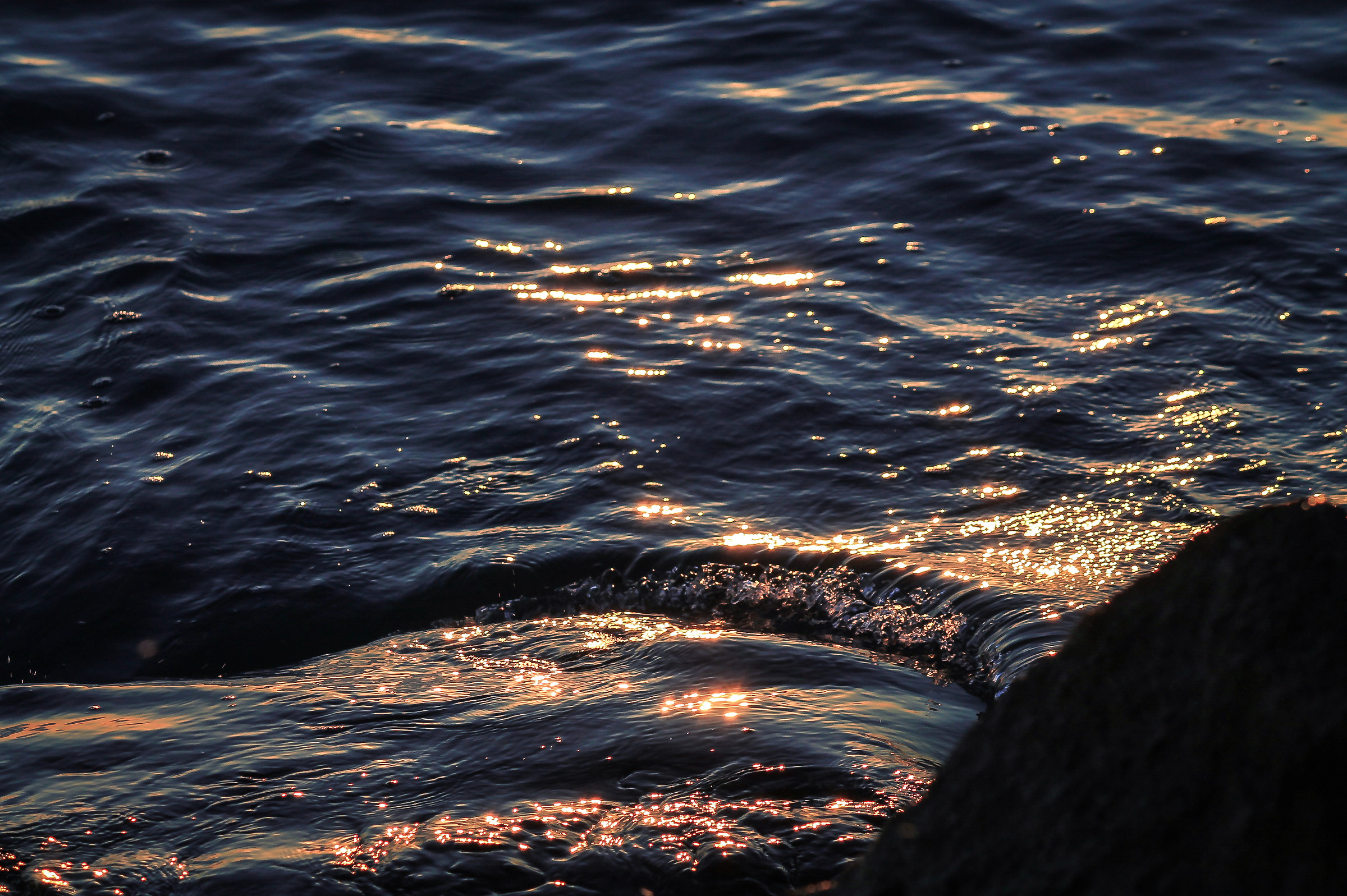 Acqua al tramonto...