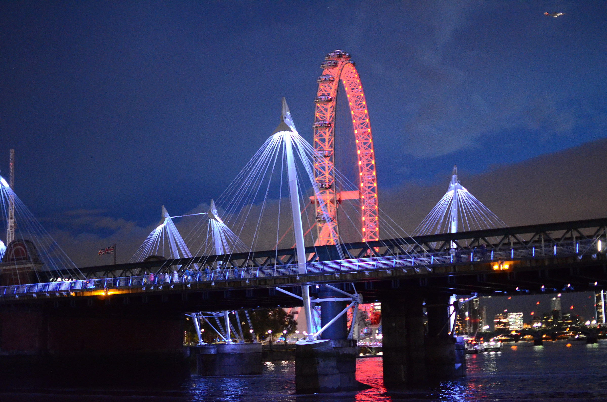 London Eye di sera...